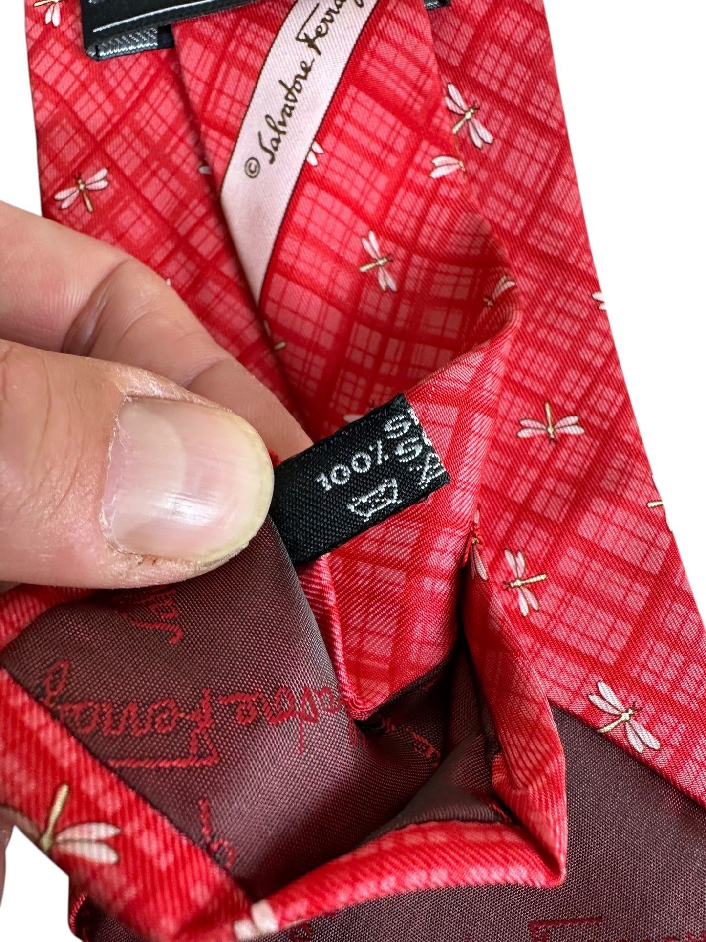 Salvatore Ferragamo cravatta in seta