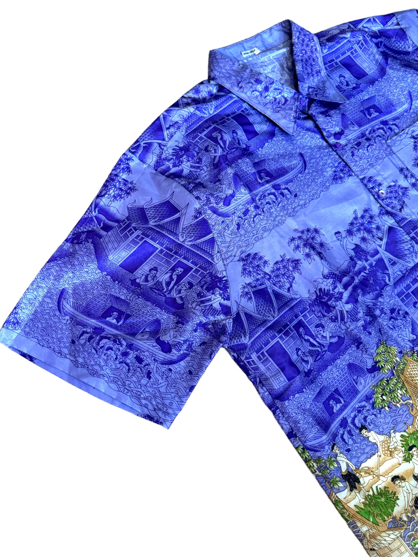 Camicia vintage stampata (XXL)