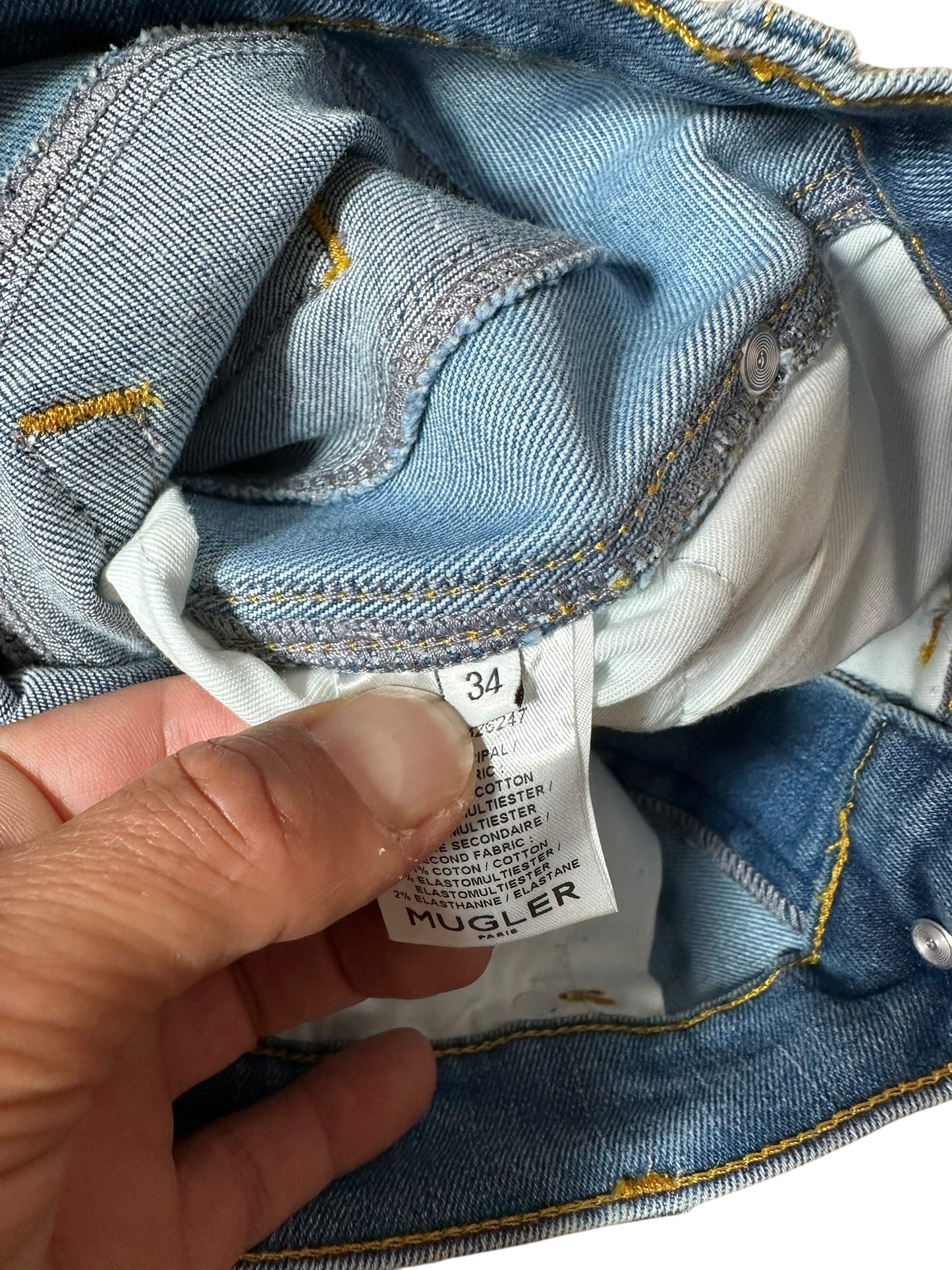 Mugler jeans slim (XS)
