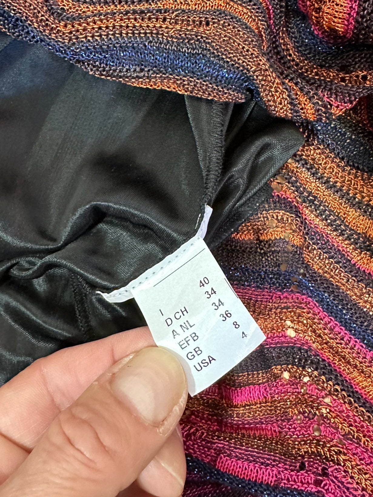 Missoni mini gonna vintage (S)