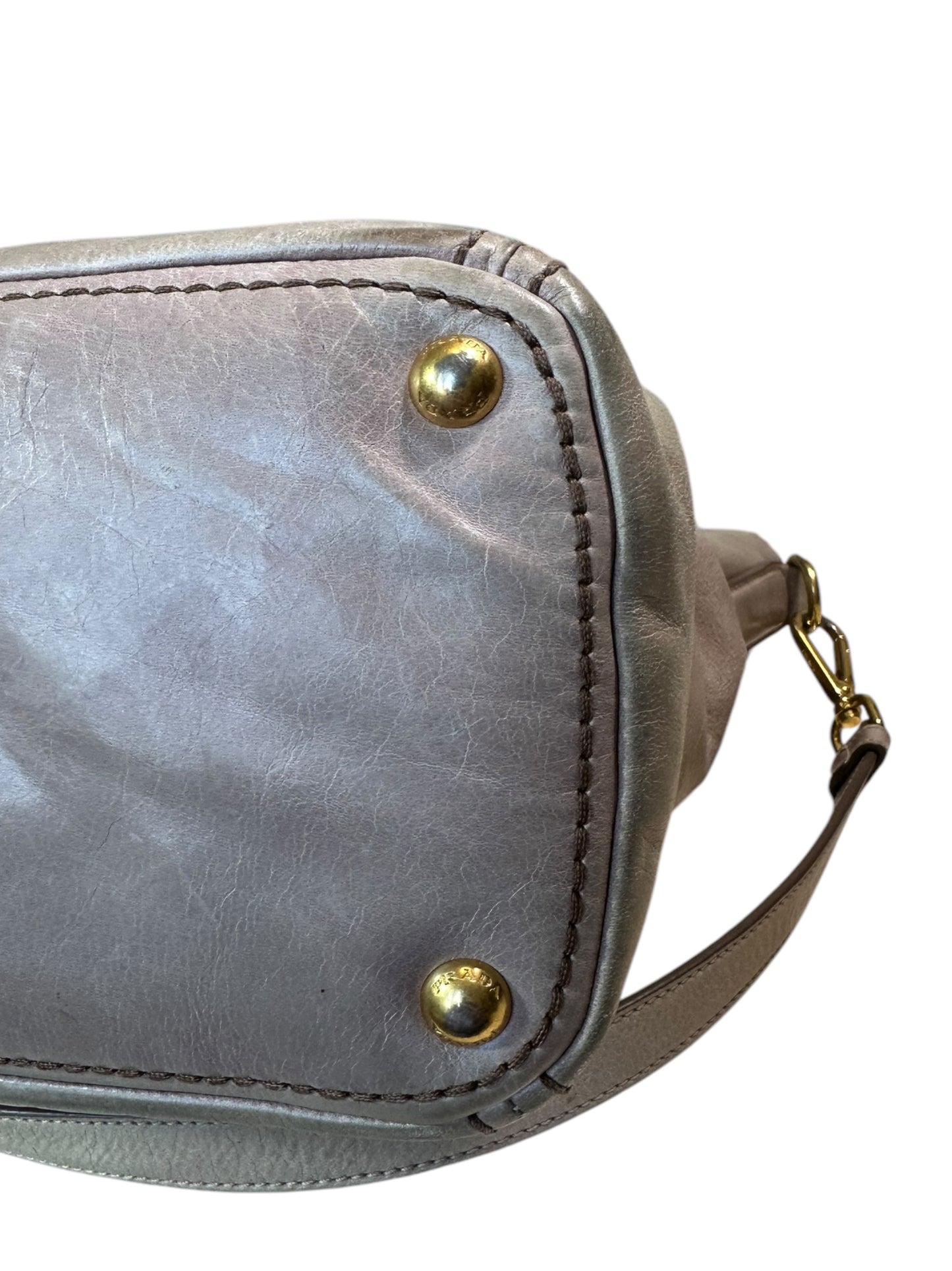 Prada borsa shopper in pelle