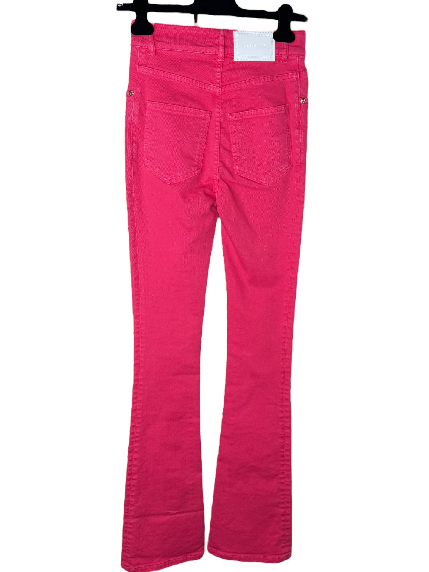 Pantaloni Donna VERSACE a Zampa Rosa – Tg. 26 – Made in Italy