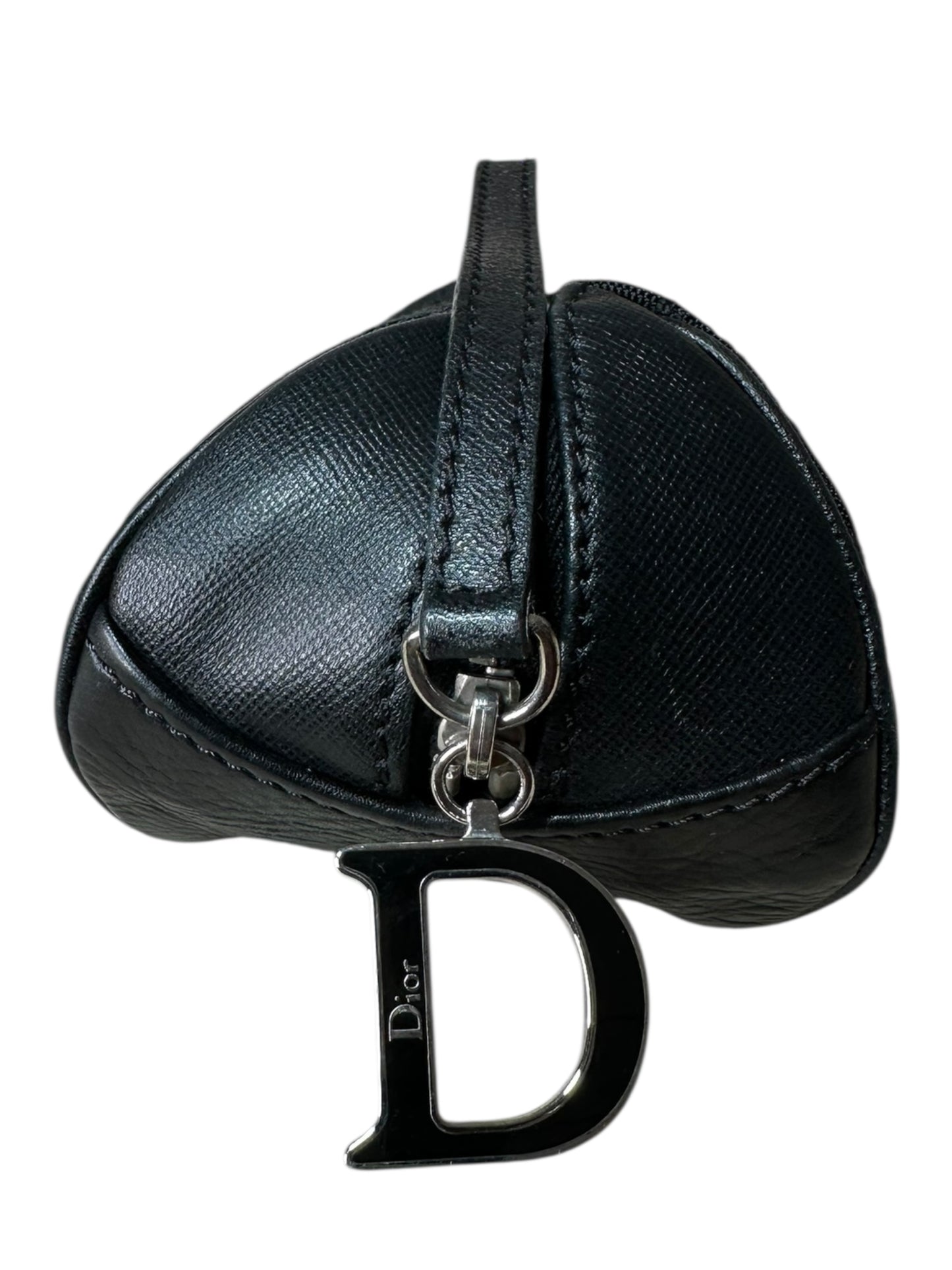 Dior mini borsa vintage in tela e pelle