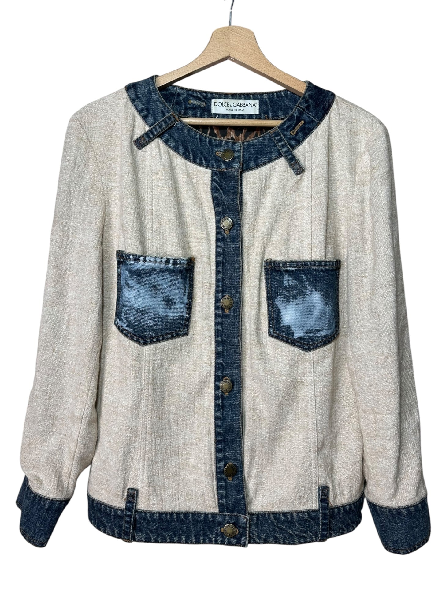 Dolce & Gabbana blazer in lino ((L)