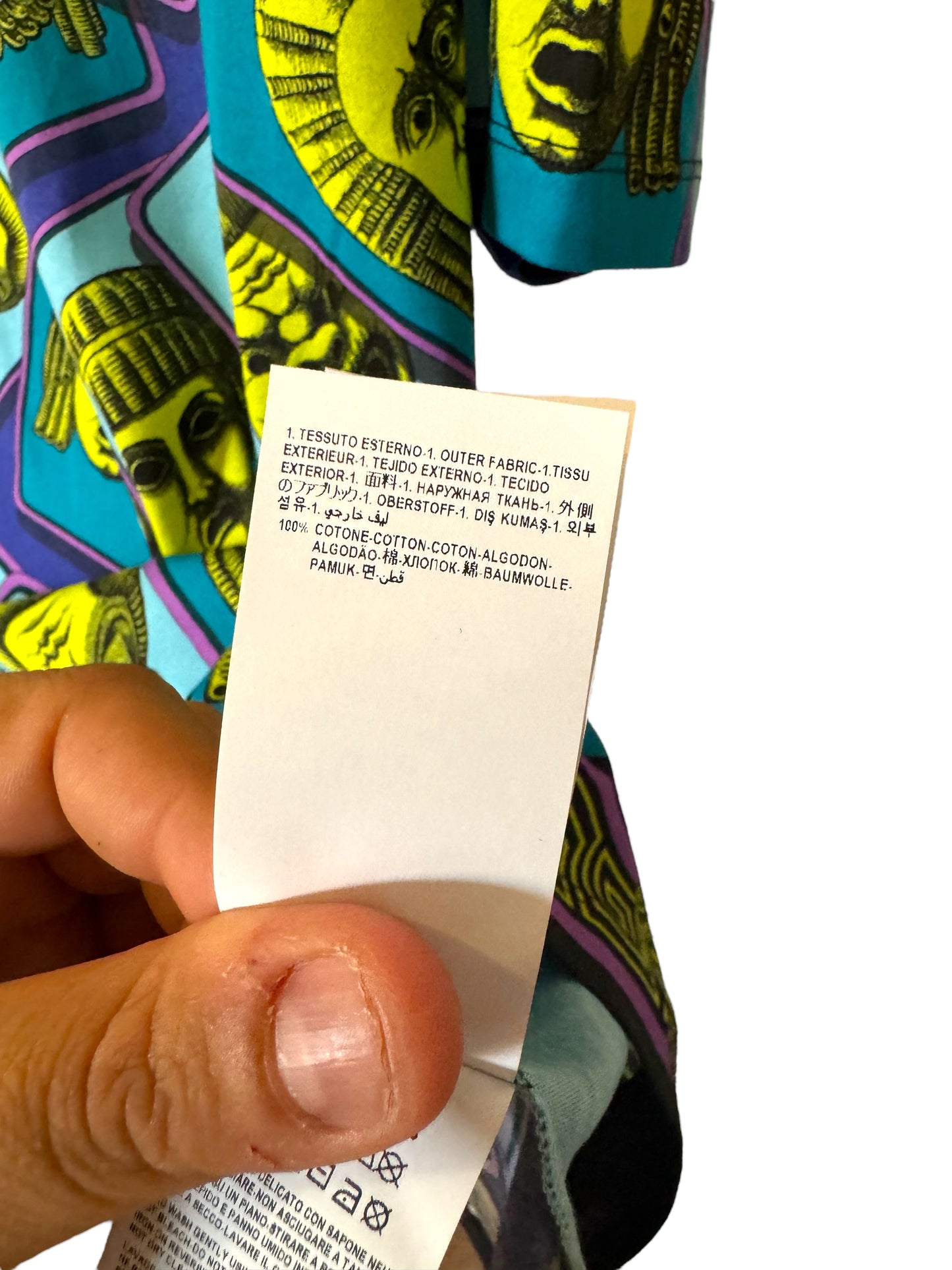 Versace t-shirt con stampa (S)