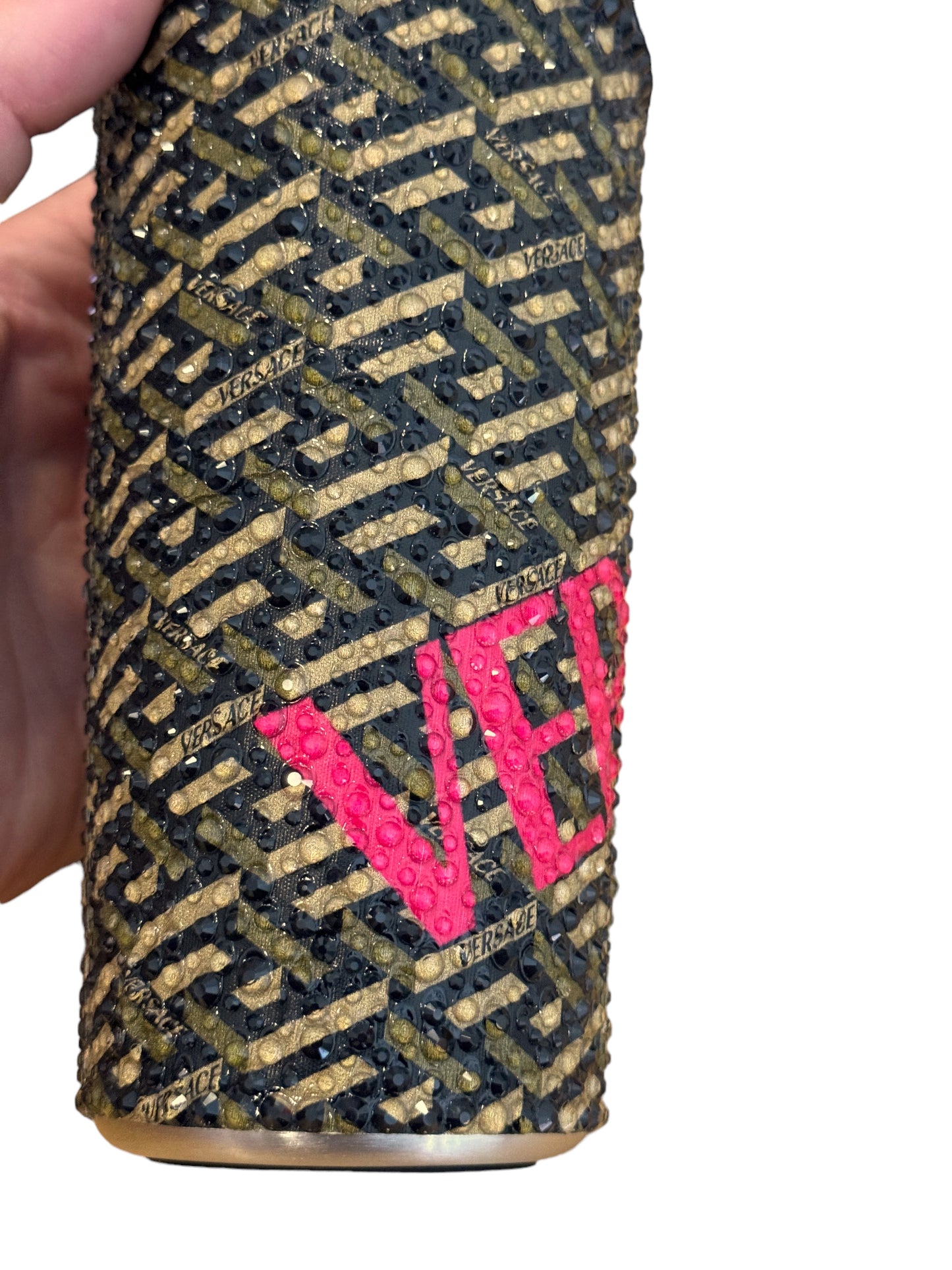 Versace thermos con cristalli
