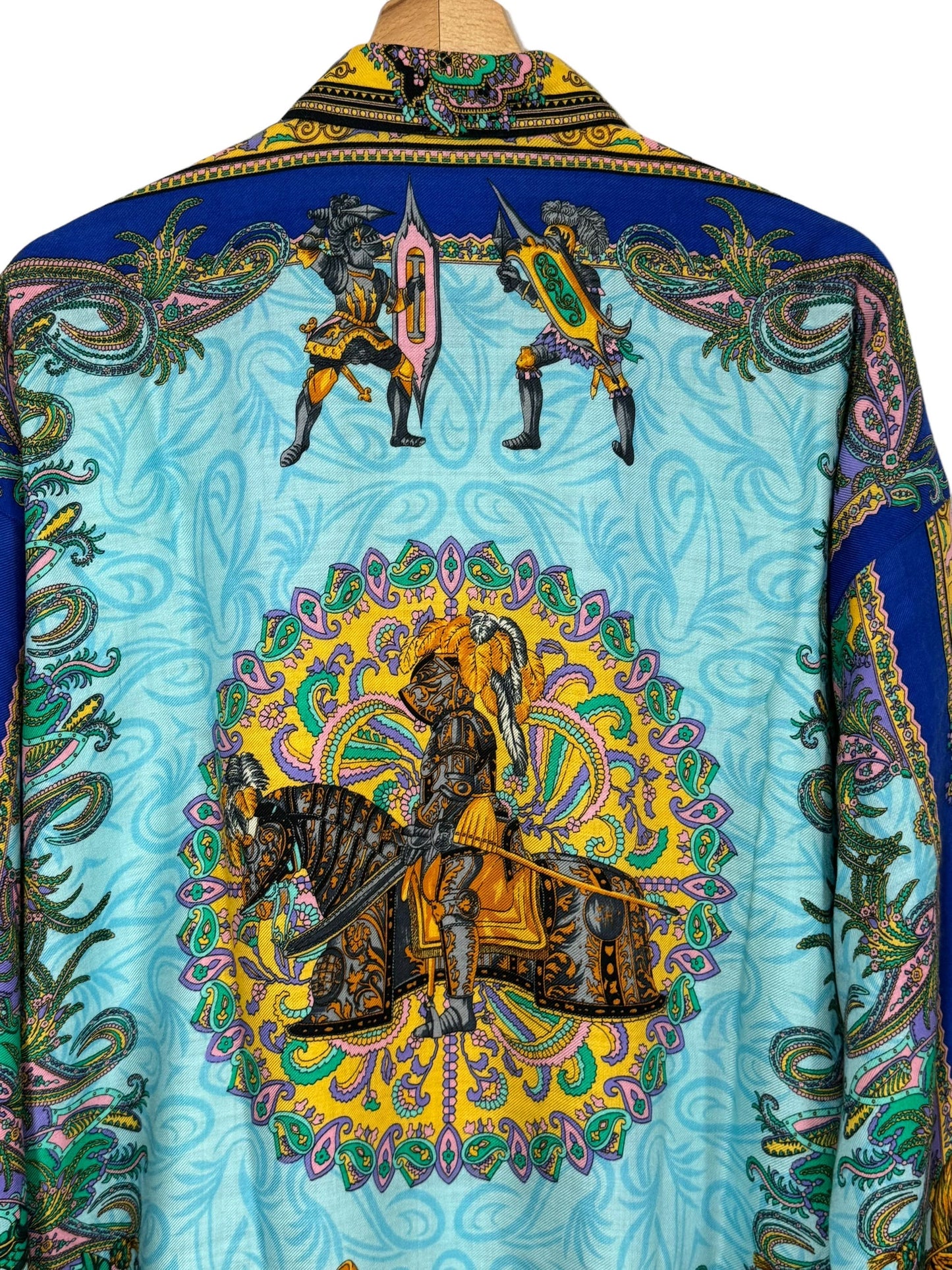 Istante di Gianni Versace camicia vintage in lana