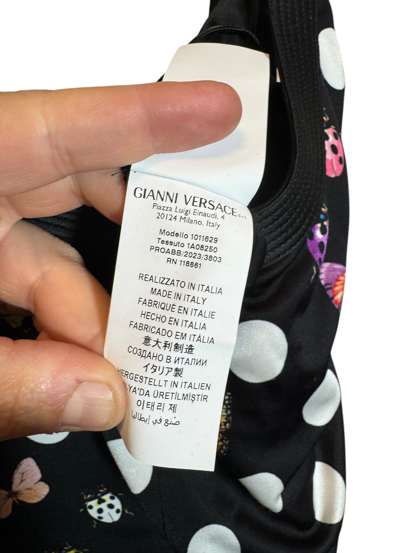 Versace Jumpsuit Flare a Pois “La vacanza”
