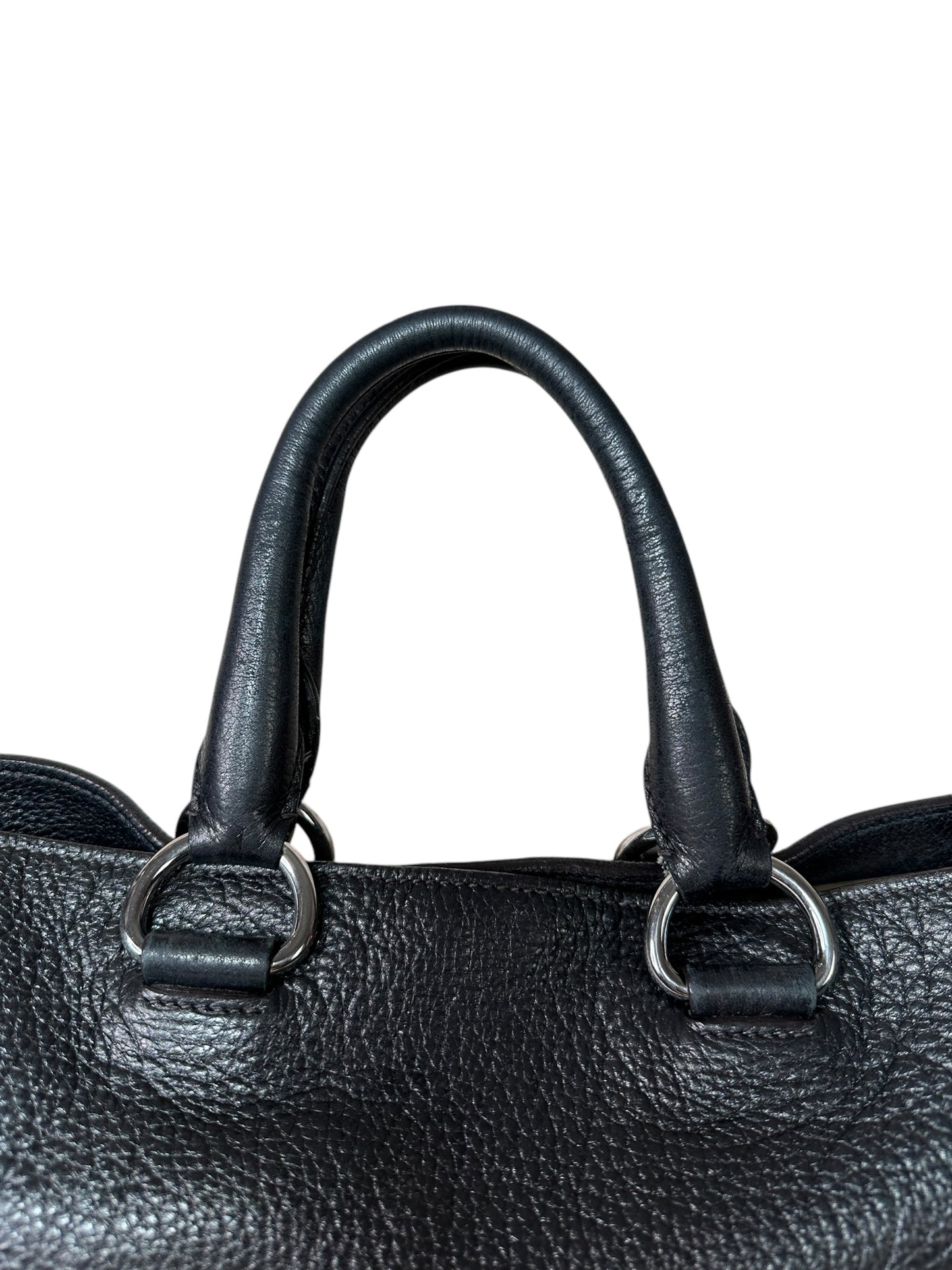 Prada borsa tote in pelle