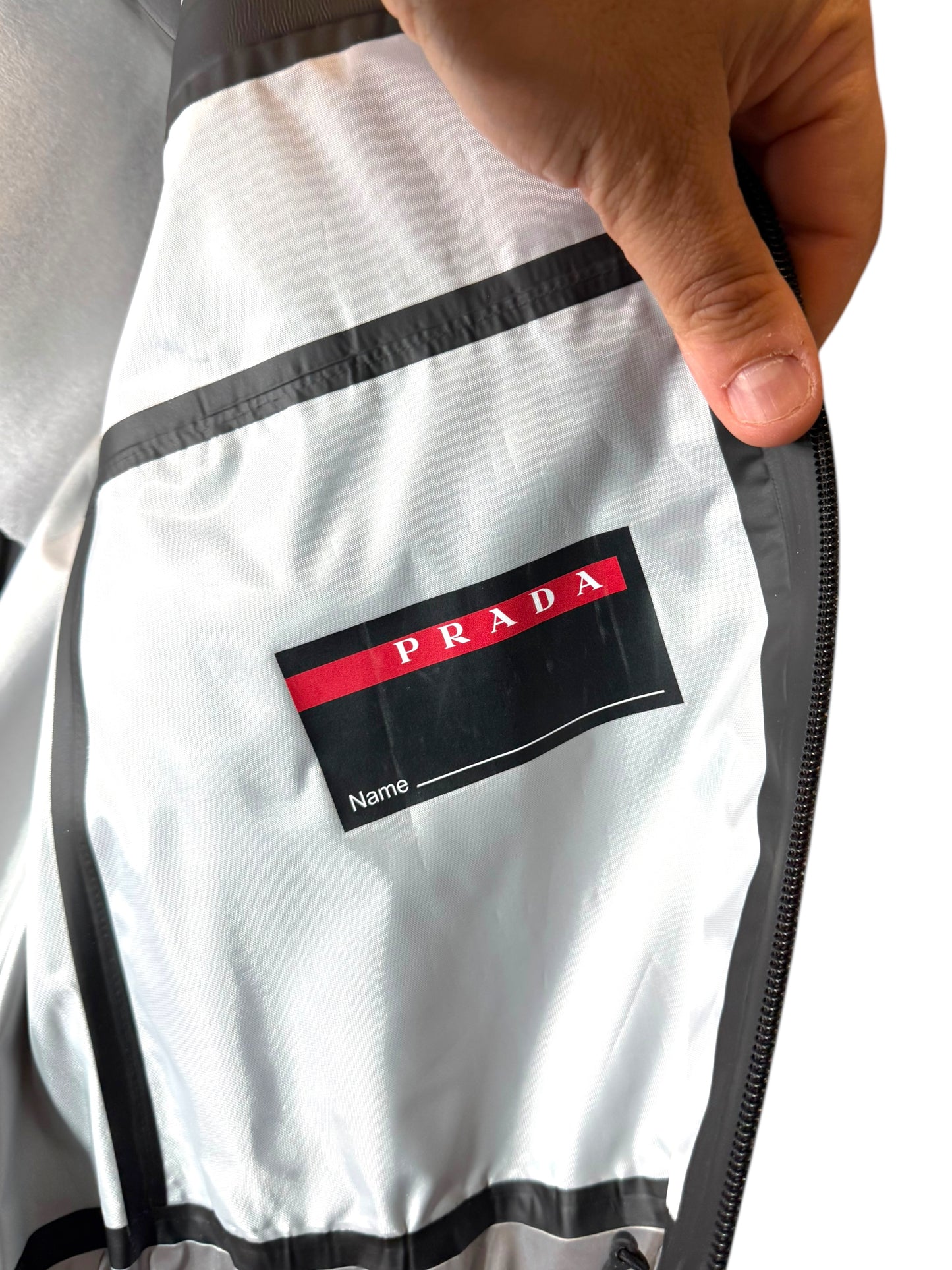 Giacca Prada Linea Rossa LR-LX066 Riflettente Uomo Taglia L