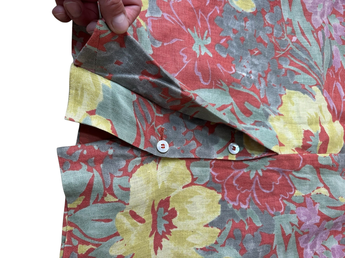 Burberry completo vintage in lino (L)