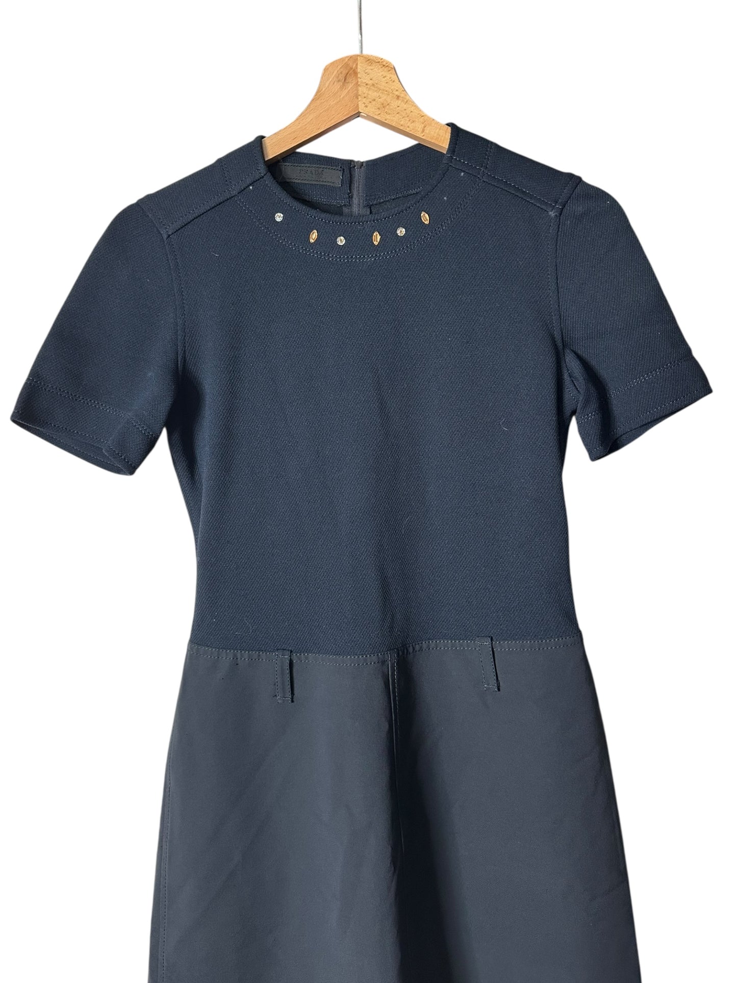 Prada mini abito in nylon e cotone (S)