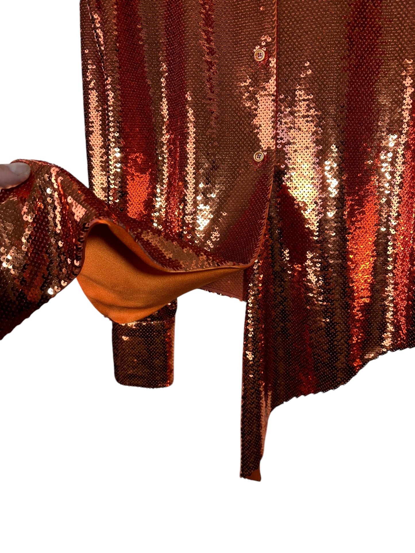 Tom Ford camicia in paillettes (L)