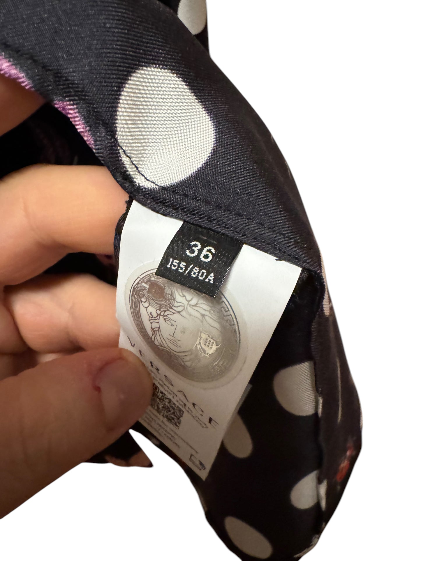 Versace – Camicia in Seta con Stampa