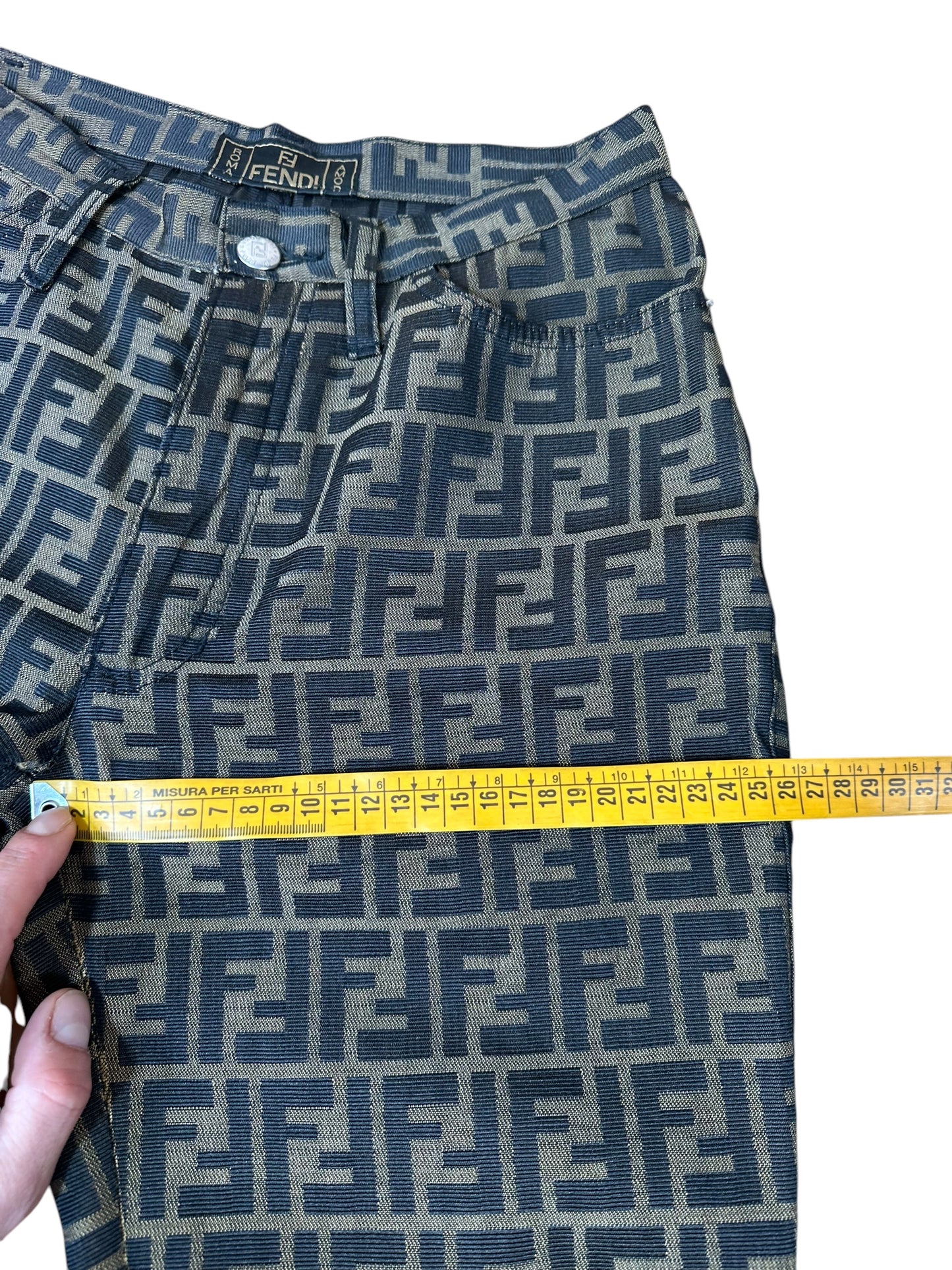 Fendi pantalone vintage FF (S)
