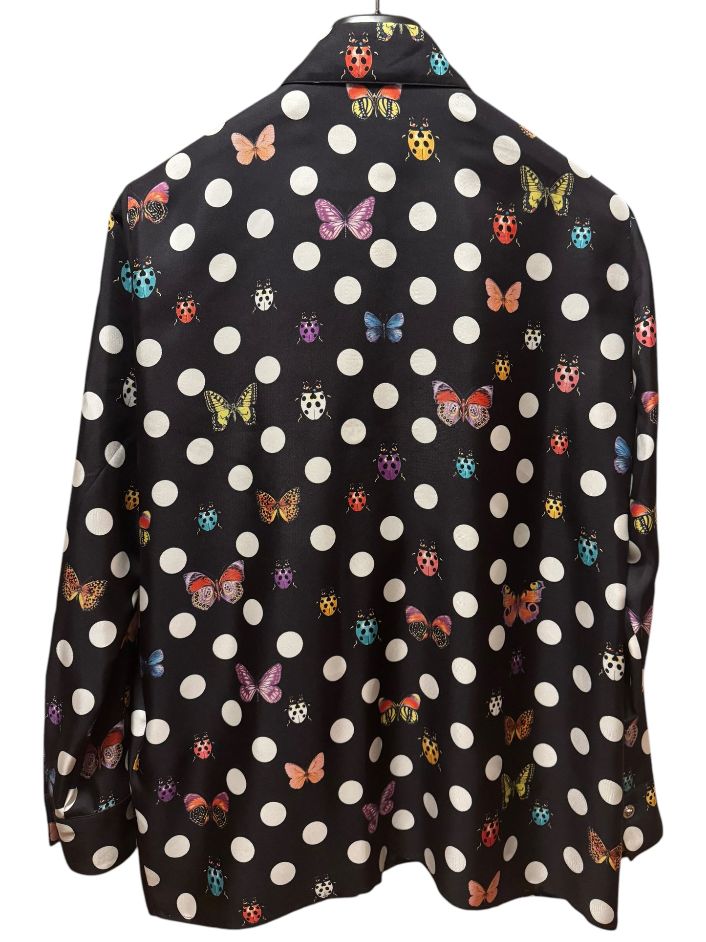 Versace – Camicia in Seta con Stampa