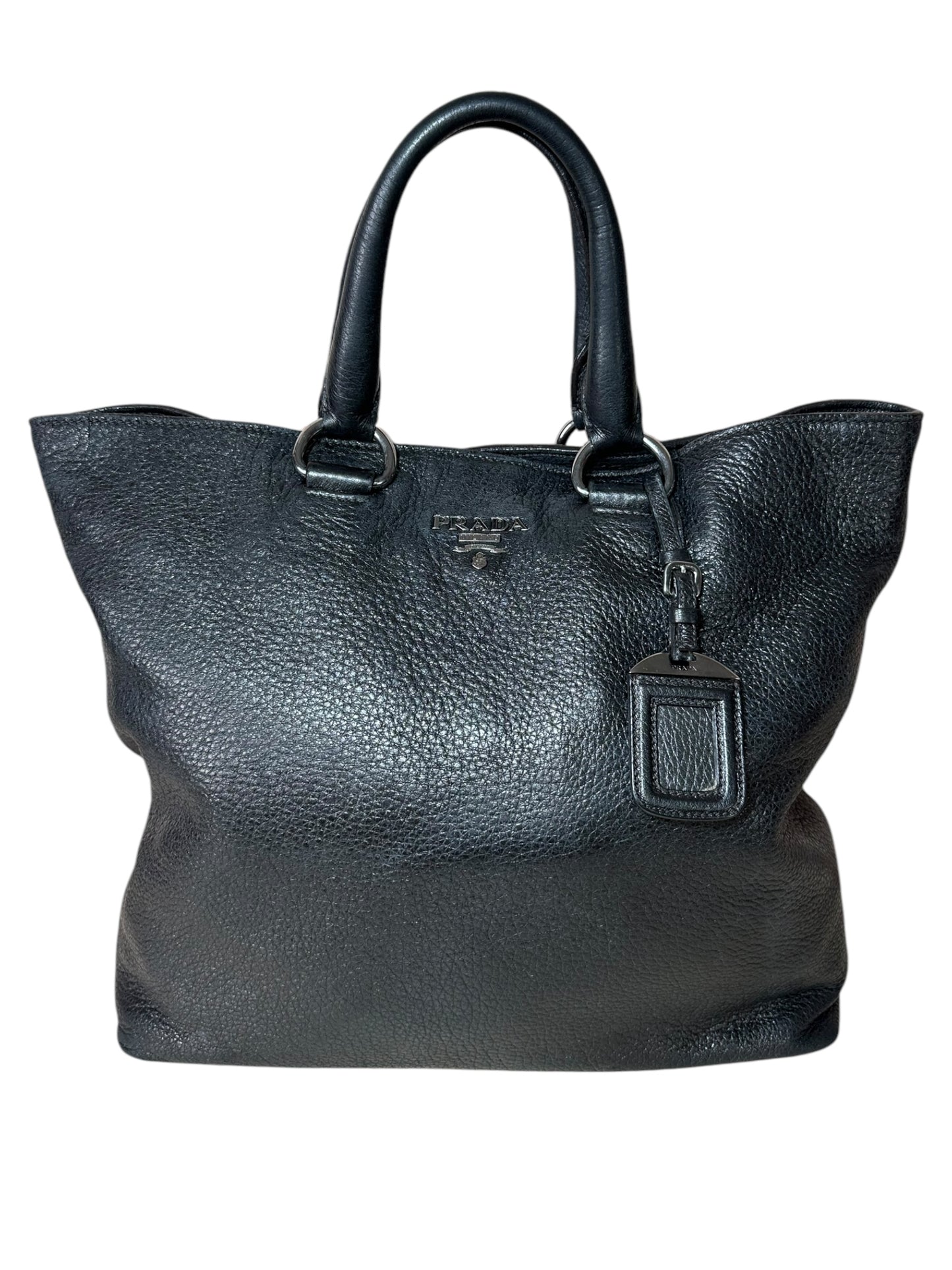 Prada borsa tote in pelle