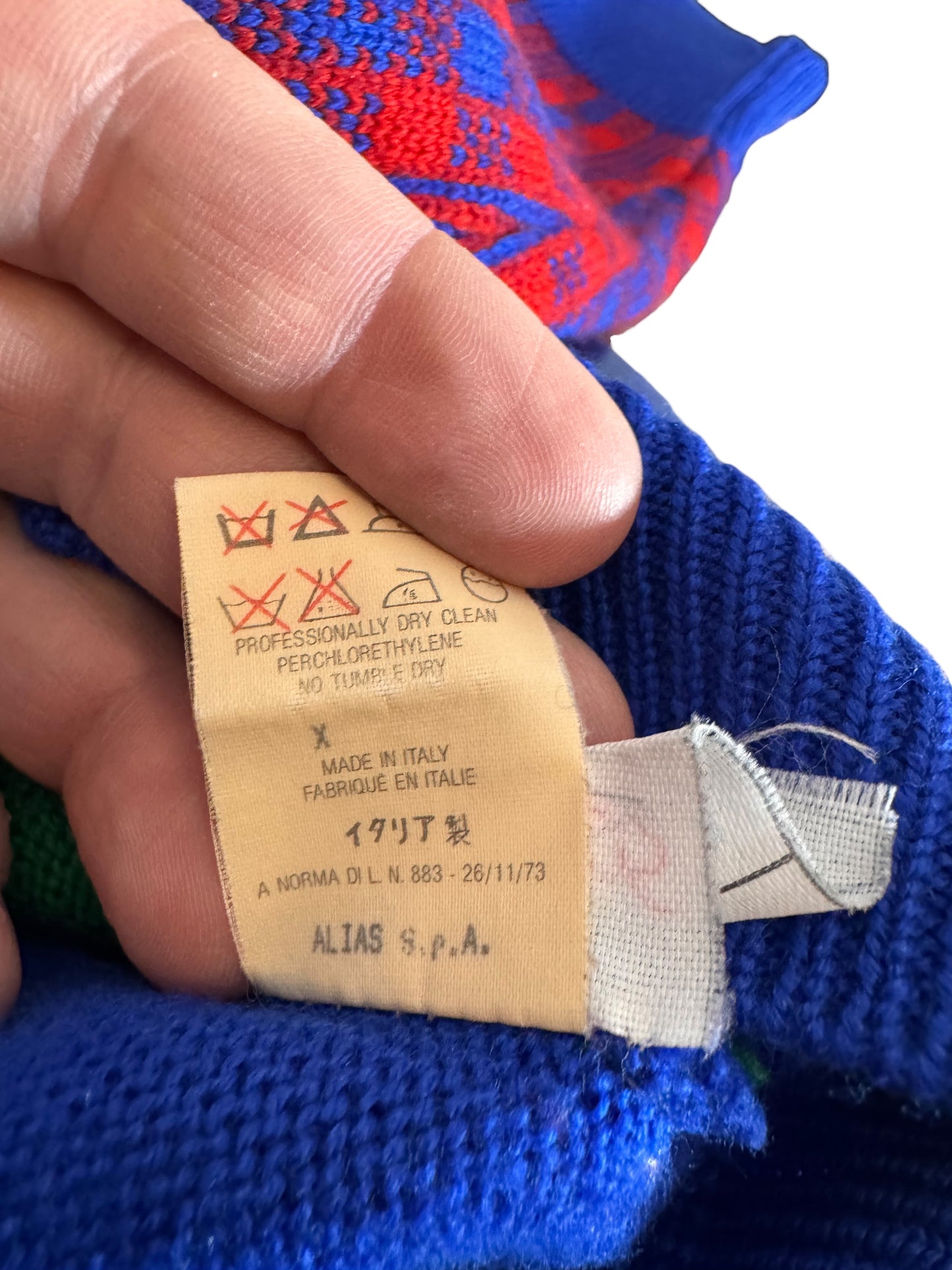 Maglione Gianni Versace vintage lana collo alto - IT 48