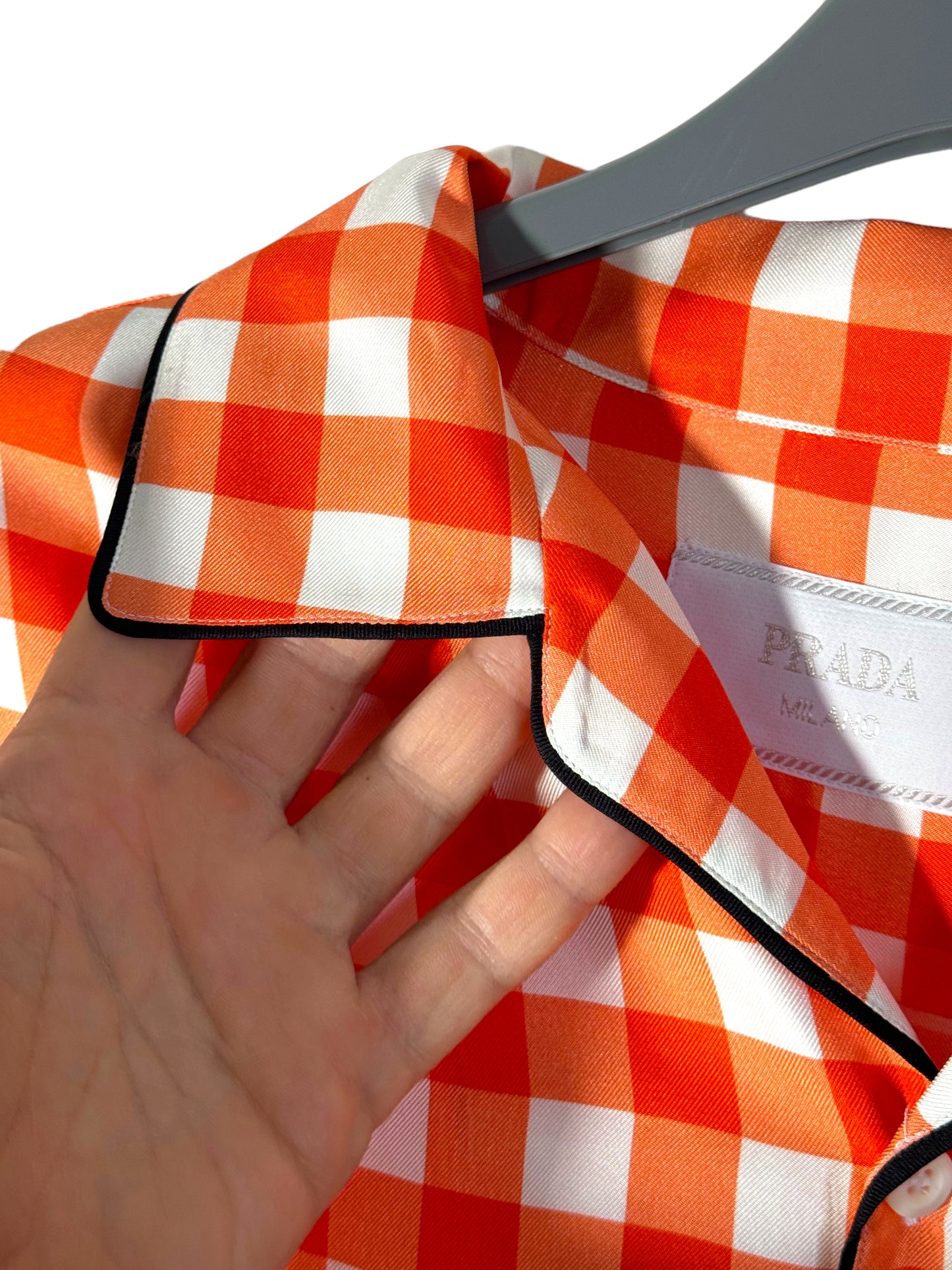 Prada camicia in seta