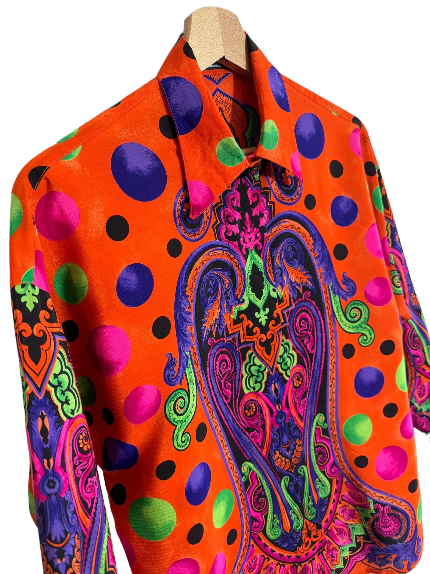 Gianni Versace camicia vintage anni 90s in seta