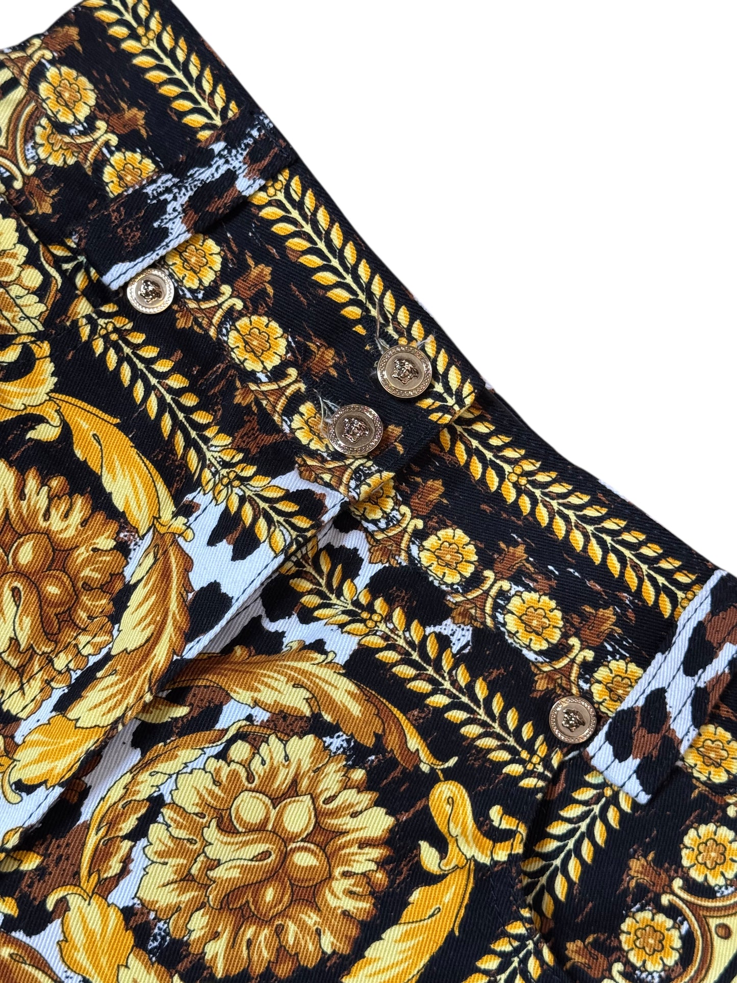 Pantaloni Versace Tribute SS2018 – Stampa Wild Baroque 1992, taglia 25