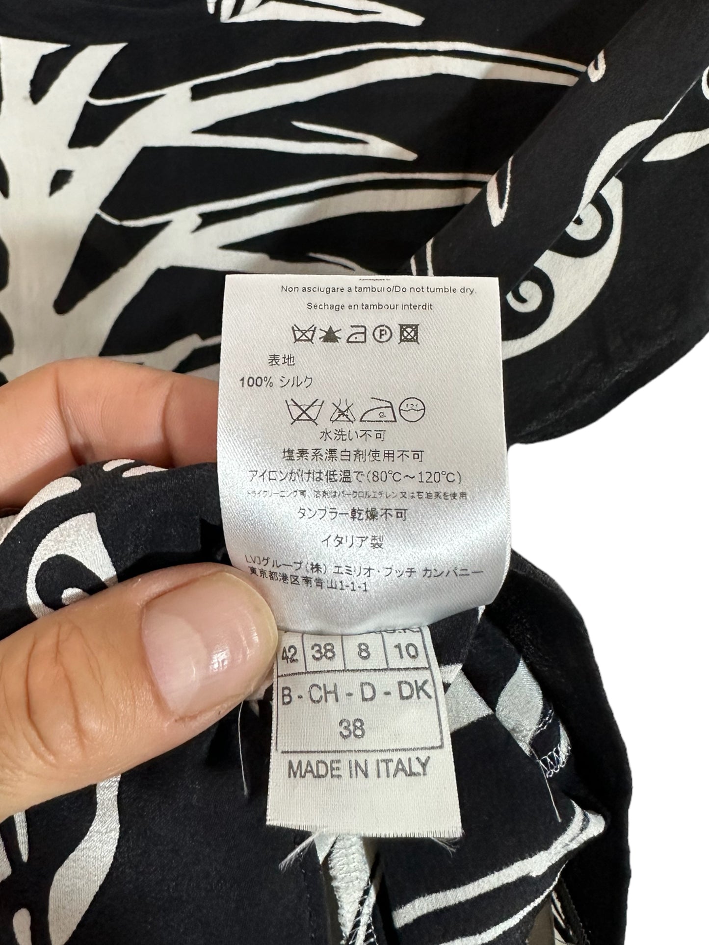 Emilio Pucci mini abito in seta (M)