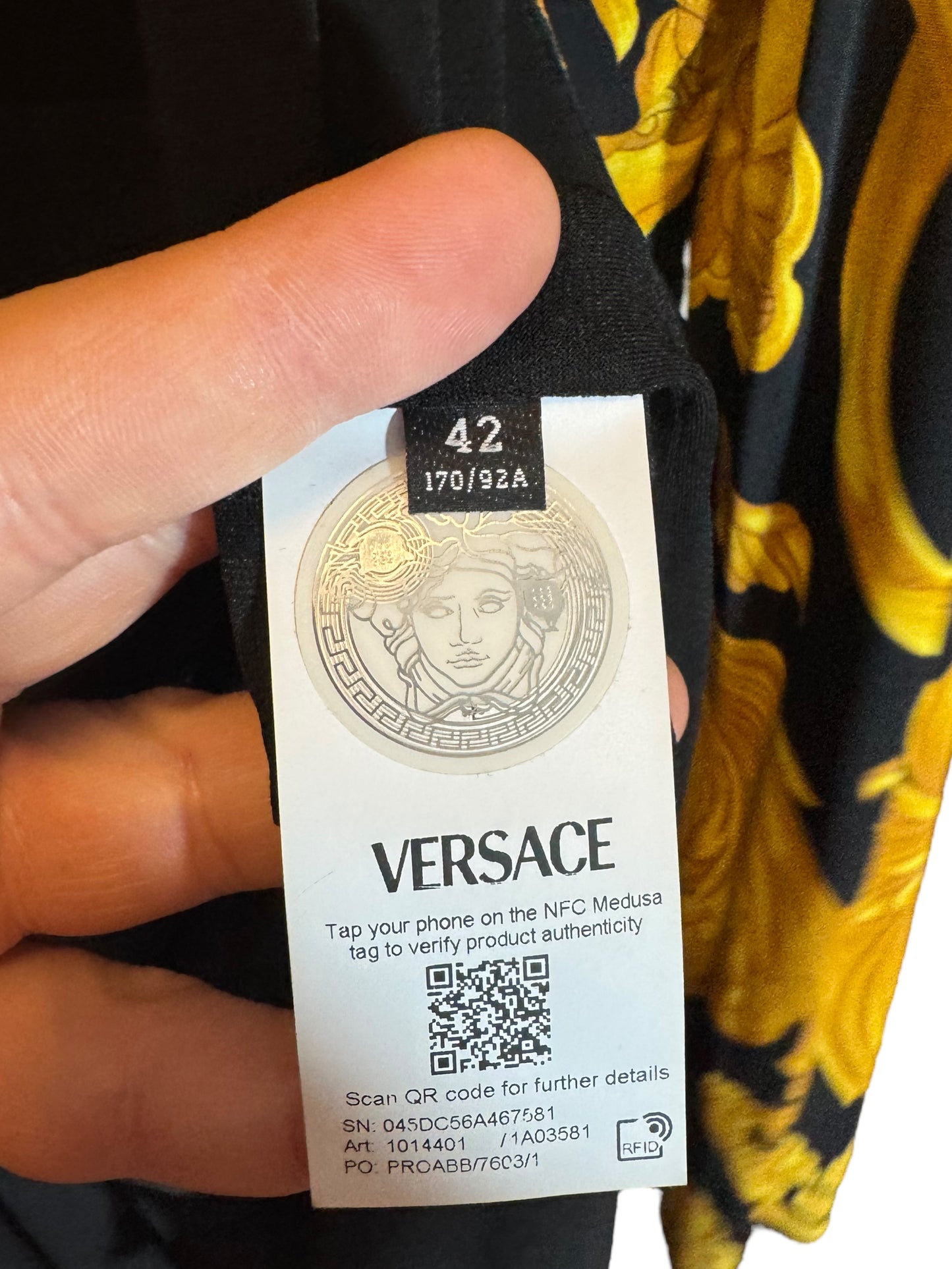 Abito Drappeggiato Heritage Print - Taglia 42