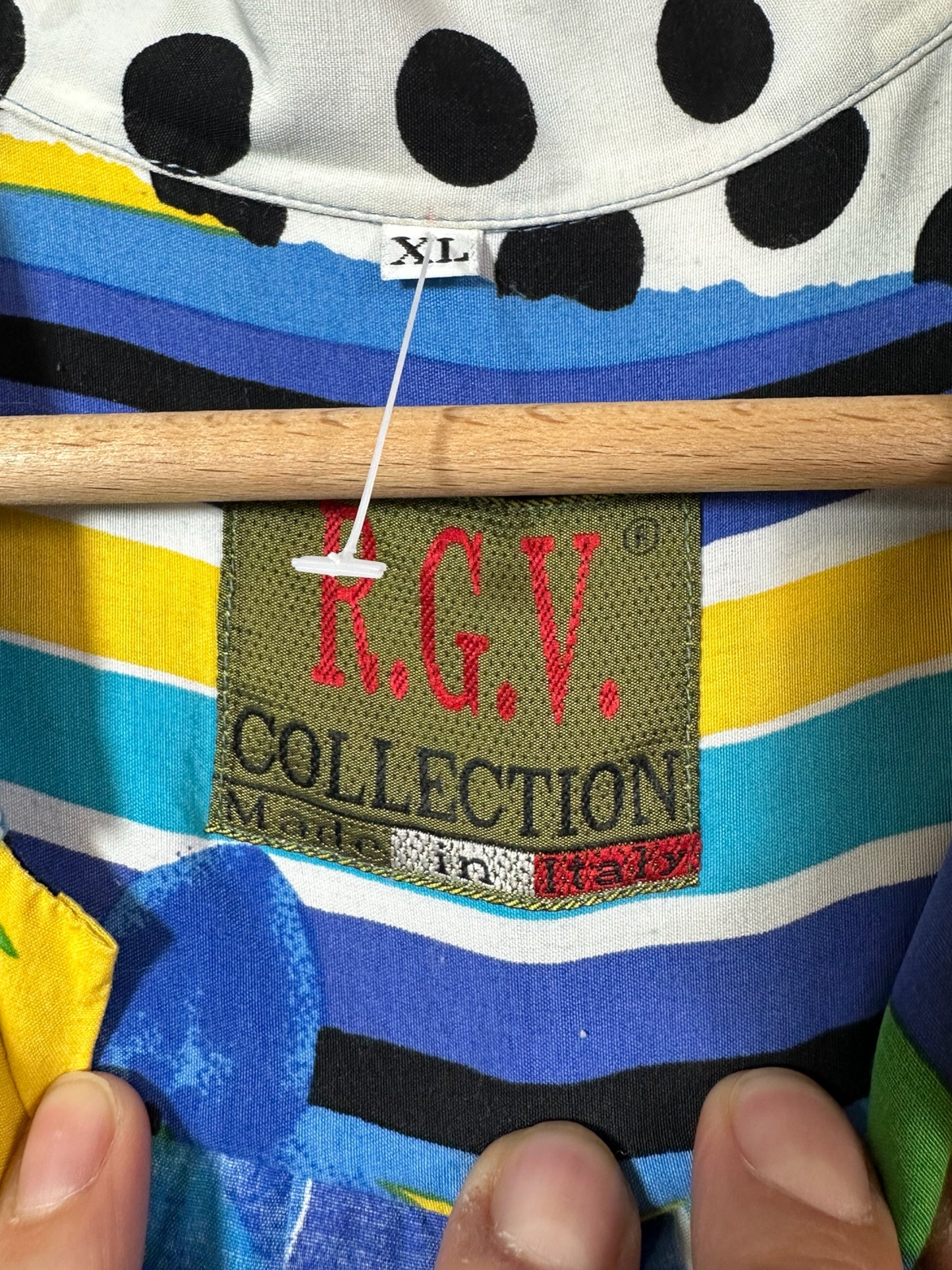 Camicia vintage in viscosa (XL)