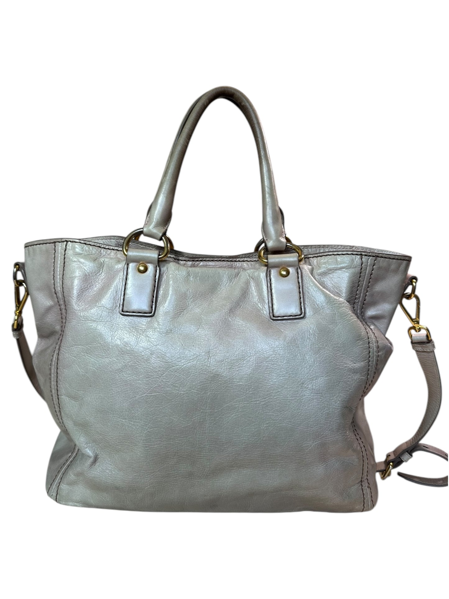 Prada borsa shopper in pelle