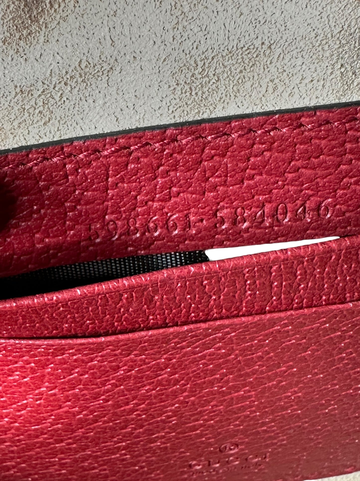 Gucci borsa rotonda in pelle