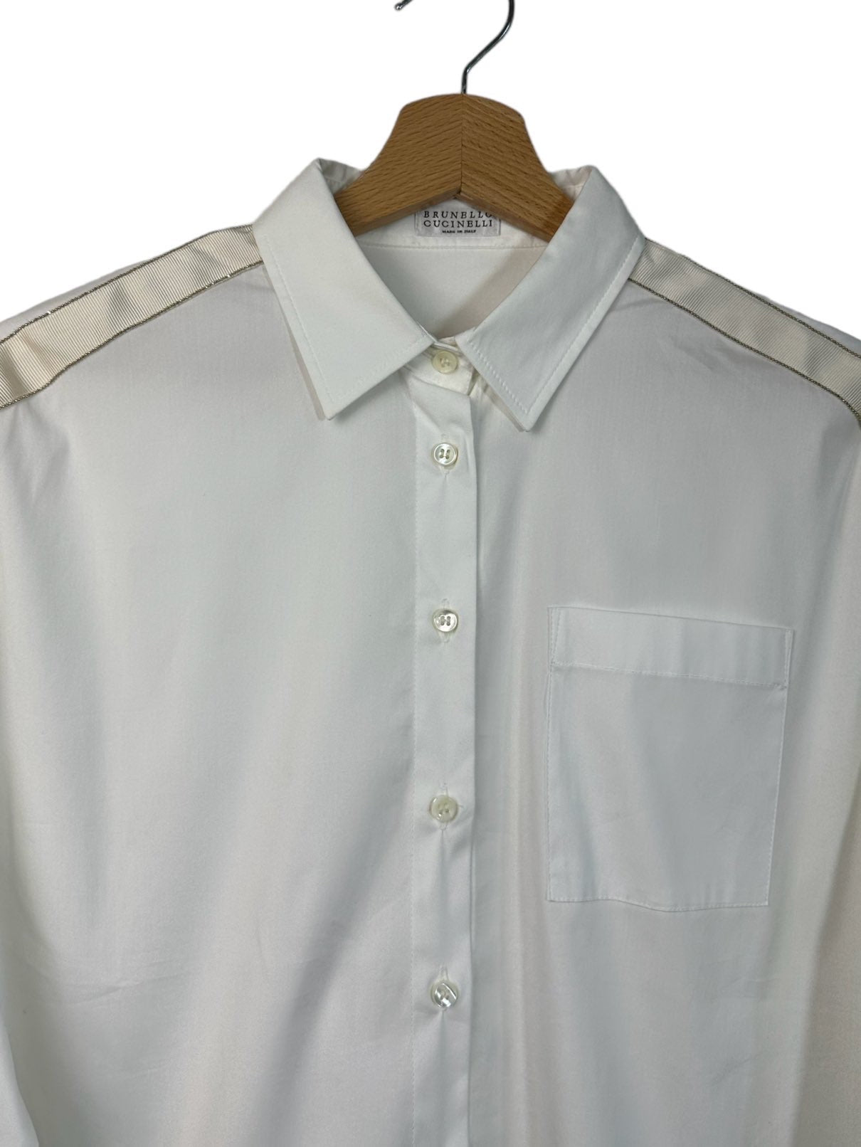 Brunello Cuccinelli camicia con inserto (S)