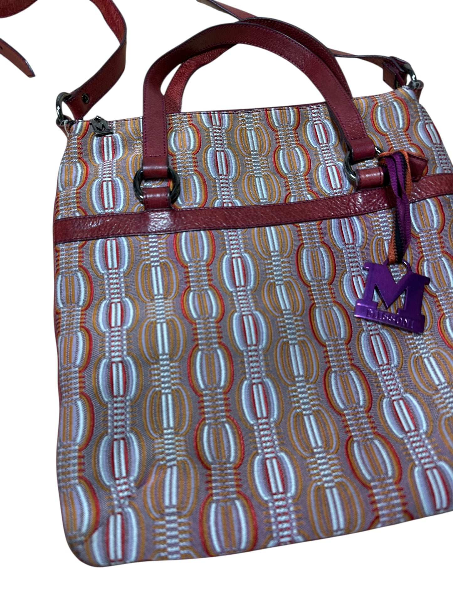 Missoni borsa vintage  in tela jacquard