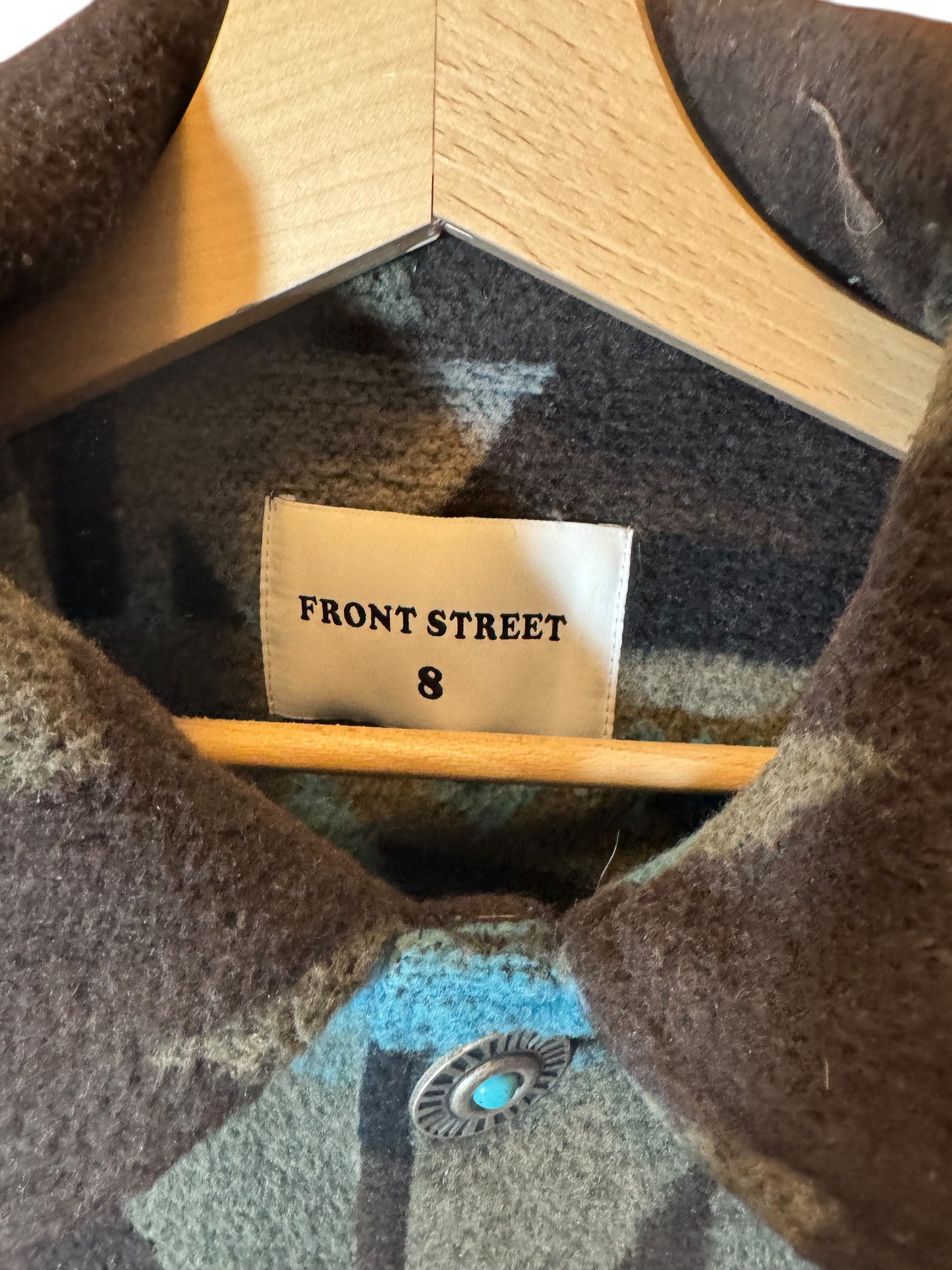 Front Street 8 – Giacca Stile Western con Motivo Geometrico