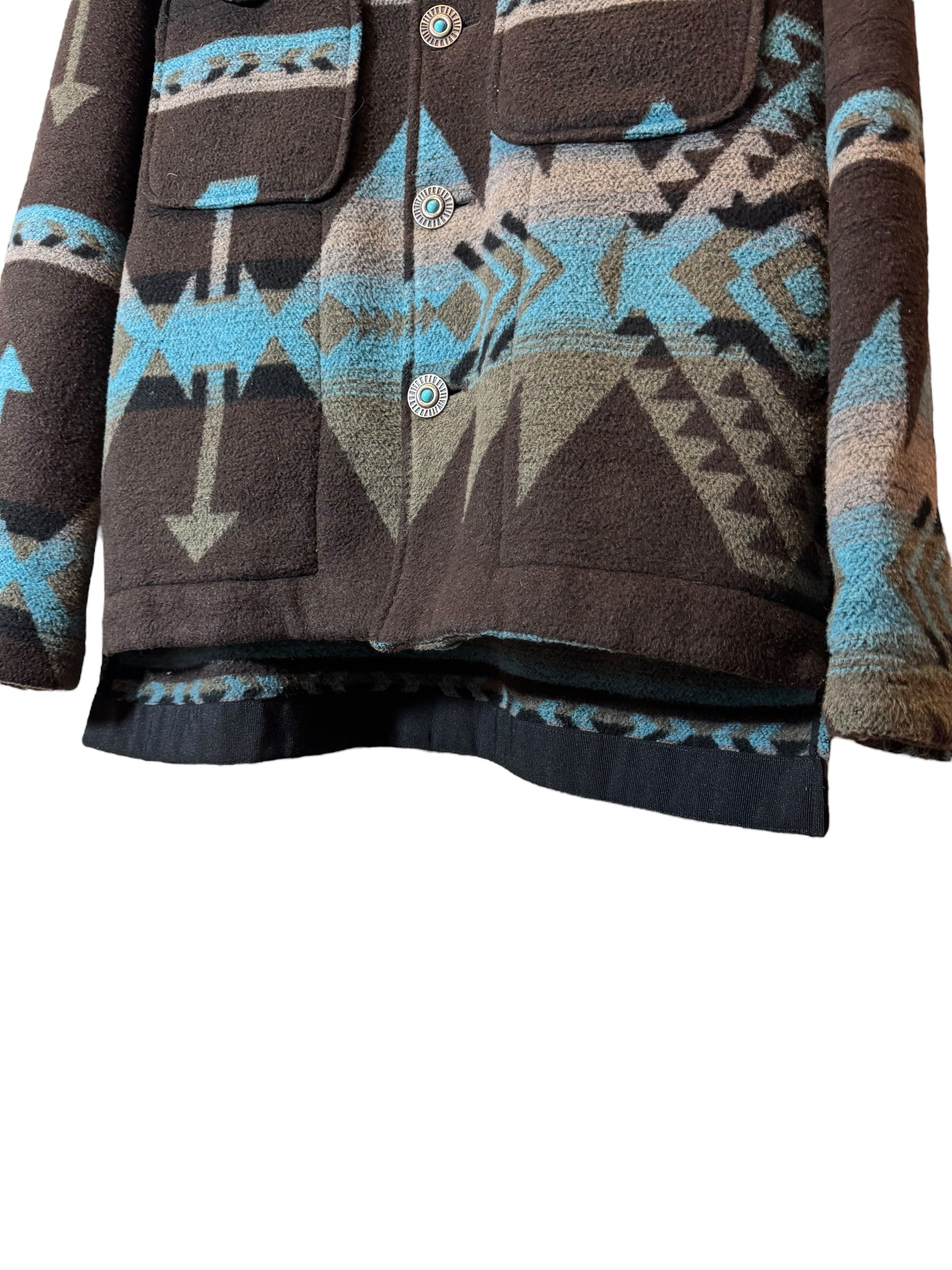Front Street 8 – Giacca Stile Western con Motivo Geometrico