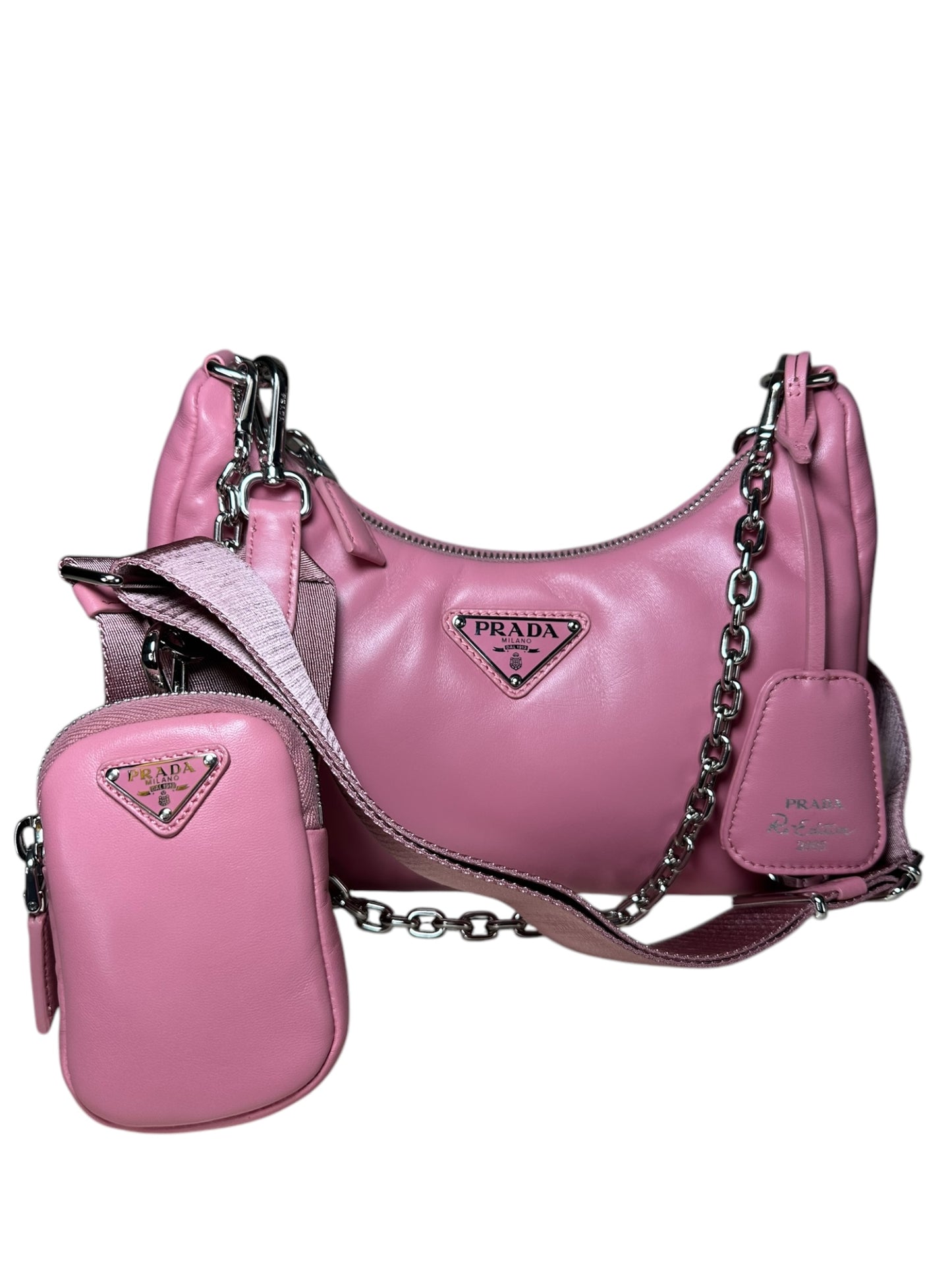 Prada Re edition board win pelle rosa