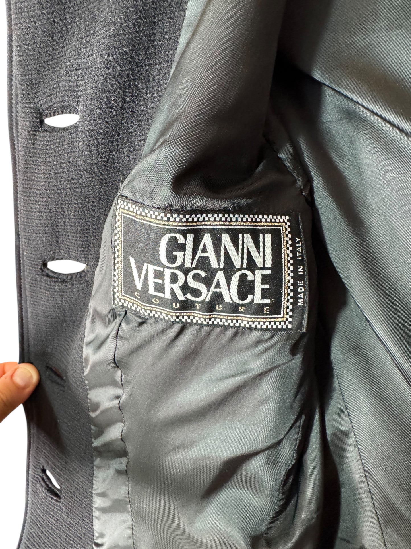Gianni Versace Couture Vintage Giacca Donna Lana/Seta