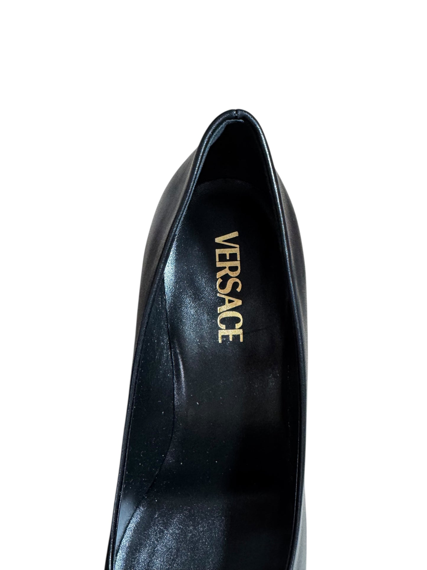 Versace décolleté La Medusa in pelle