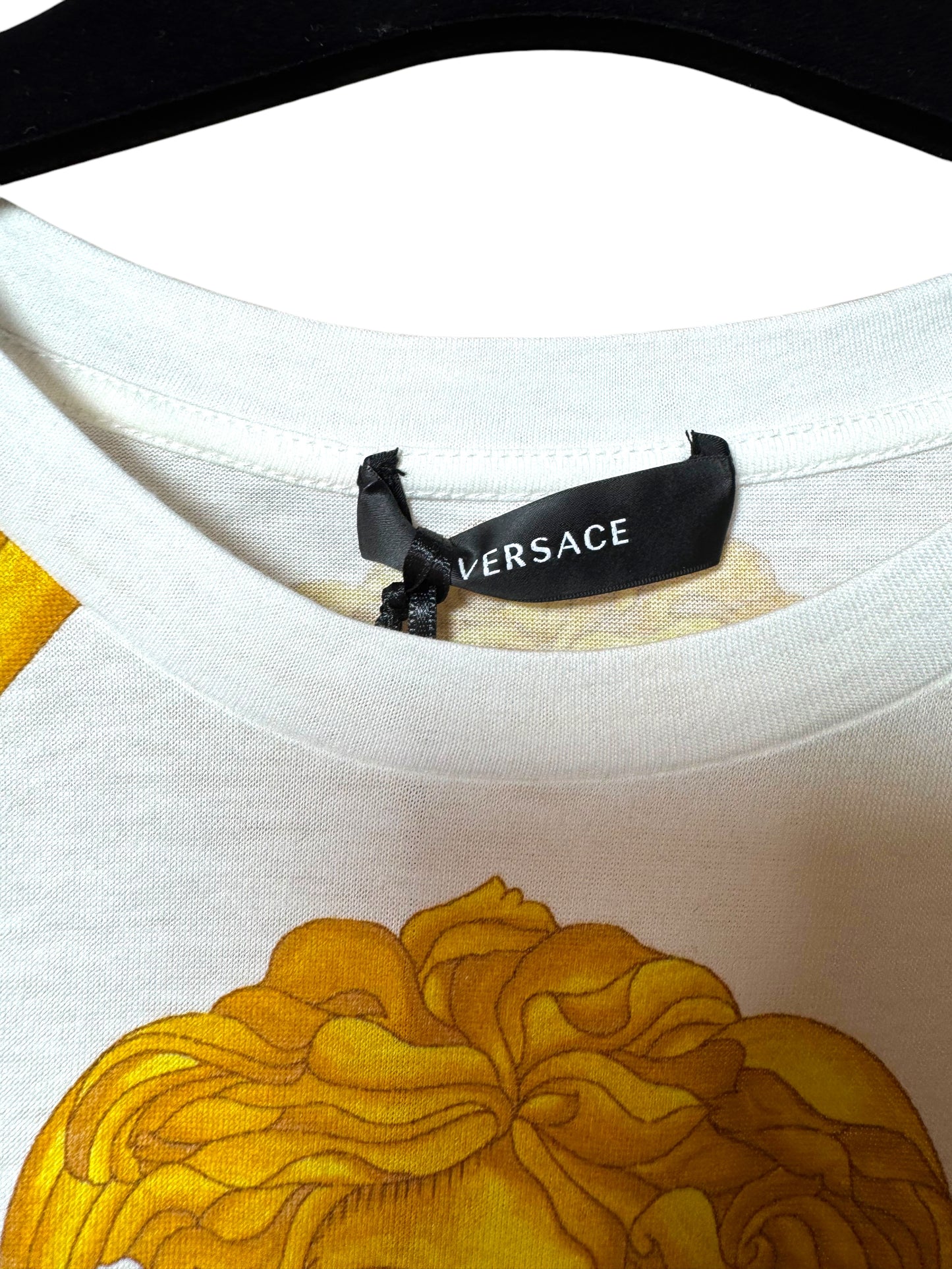 Versace T-shirt Donna Barocco Medusa Safety Pin
