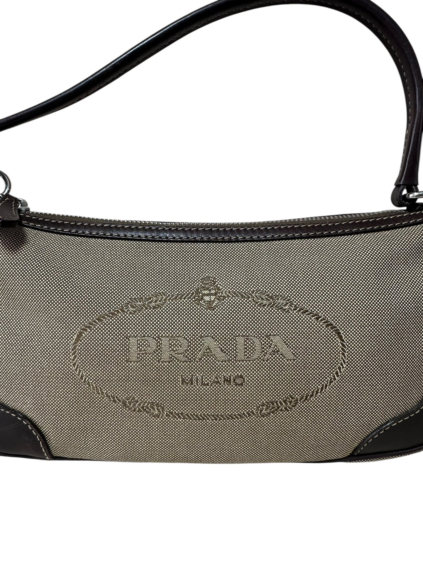 Prada mini borsa in canvas vintage