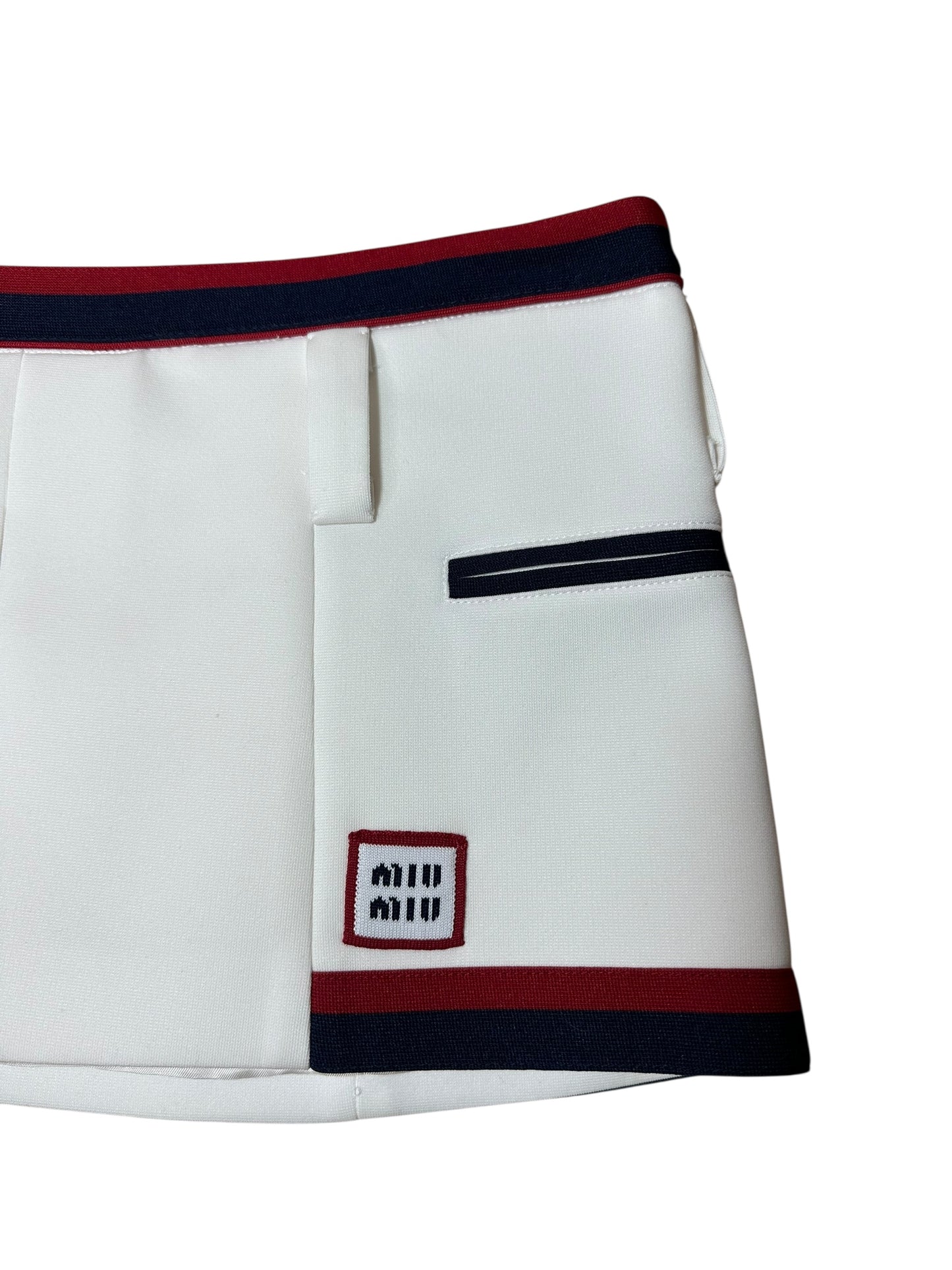 Miu Miu mini gonna a pieghe (XS)