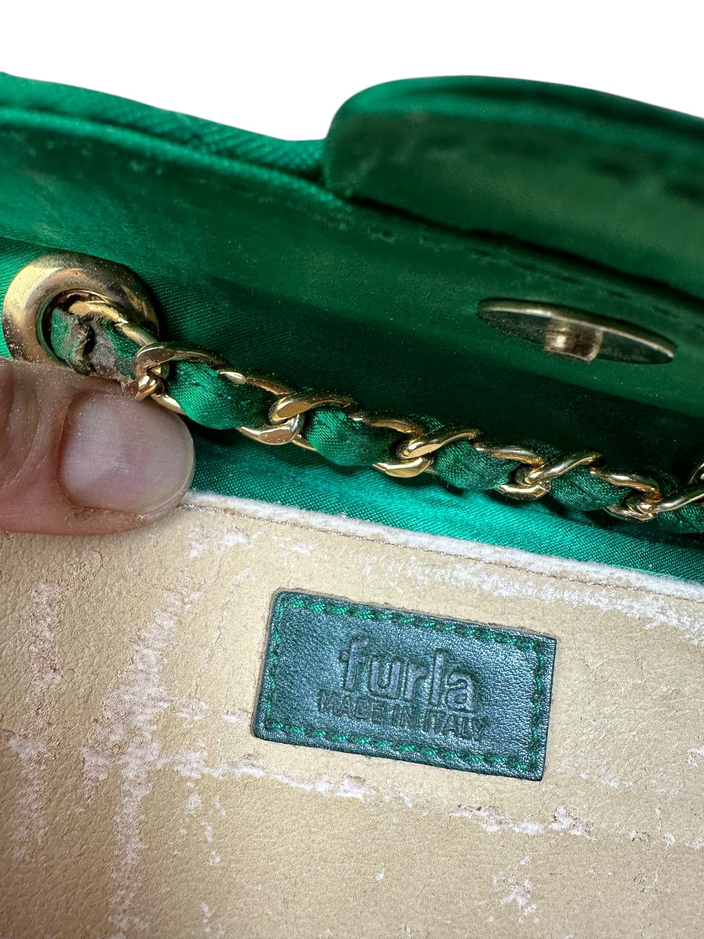 Furla mini borsa in raso