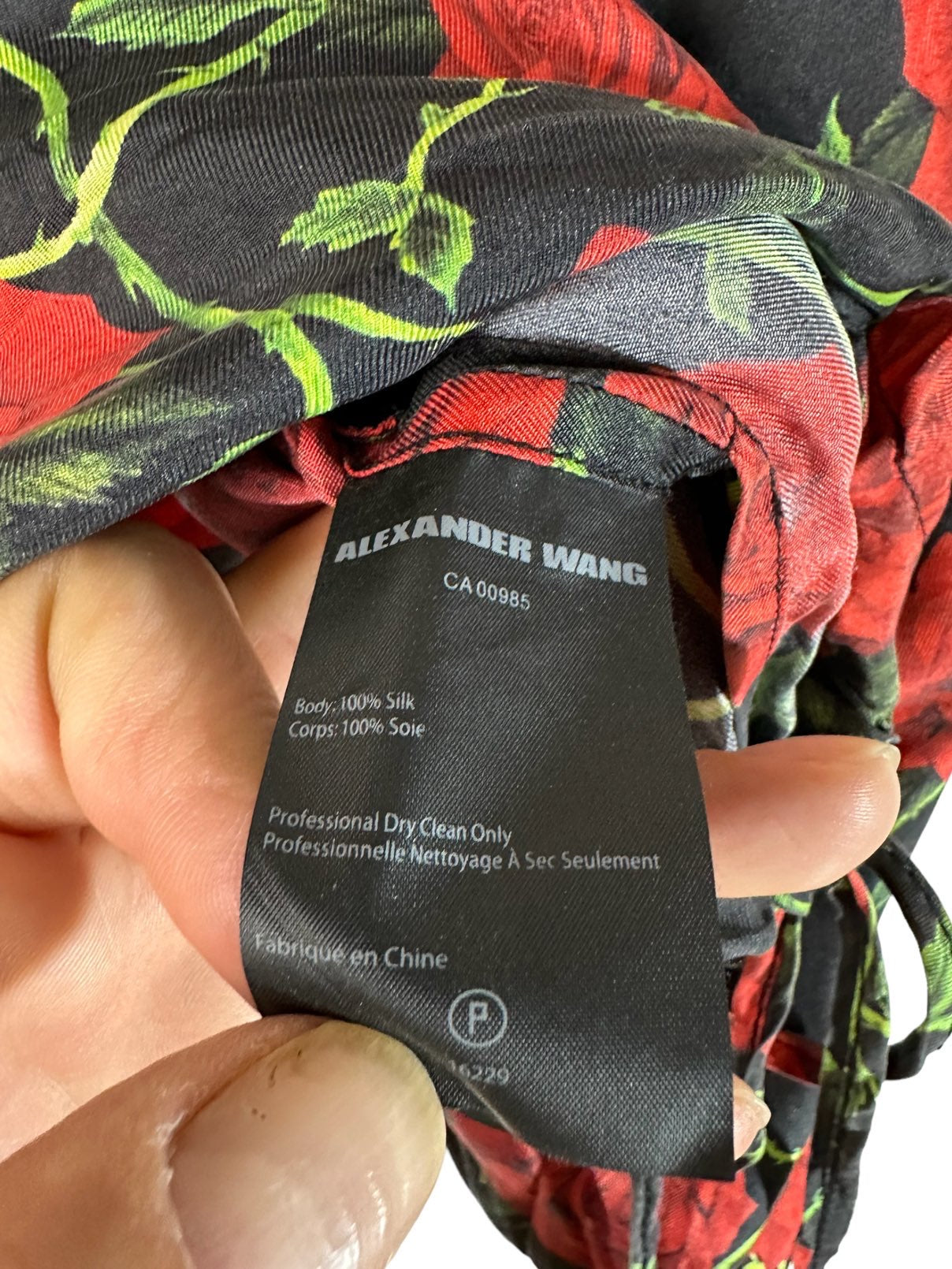 Alexander Wang camicia seta (S)