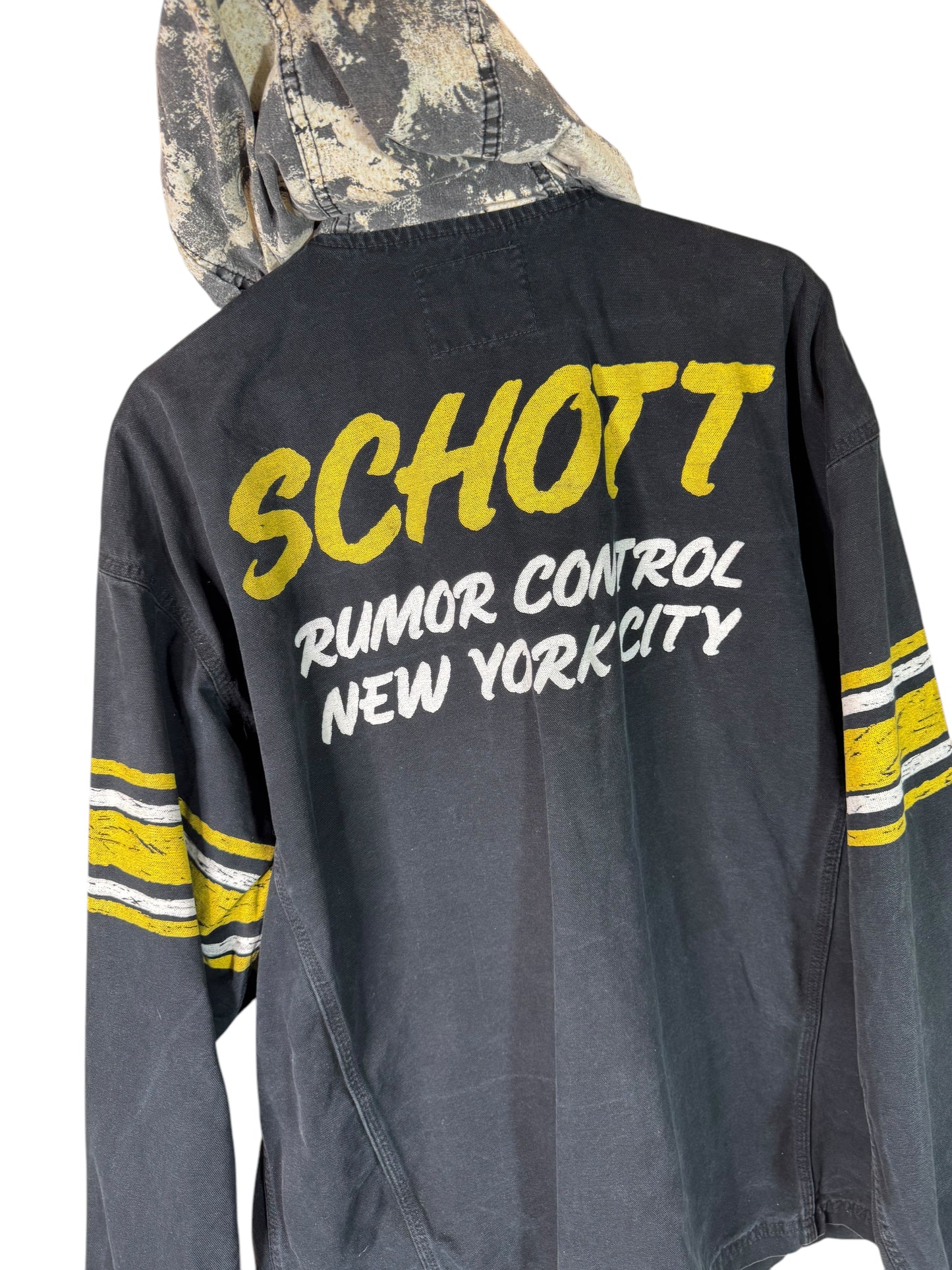 Schott NYC Vintage Hoodie Jacket – Made in Italy – Taglia L