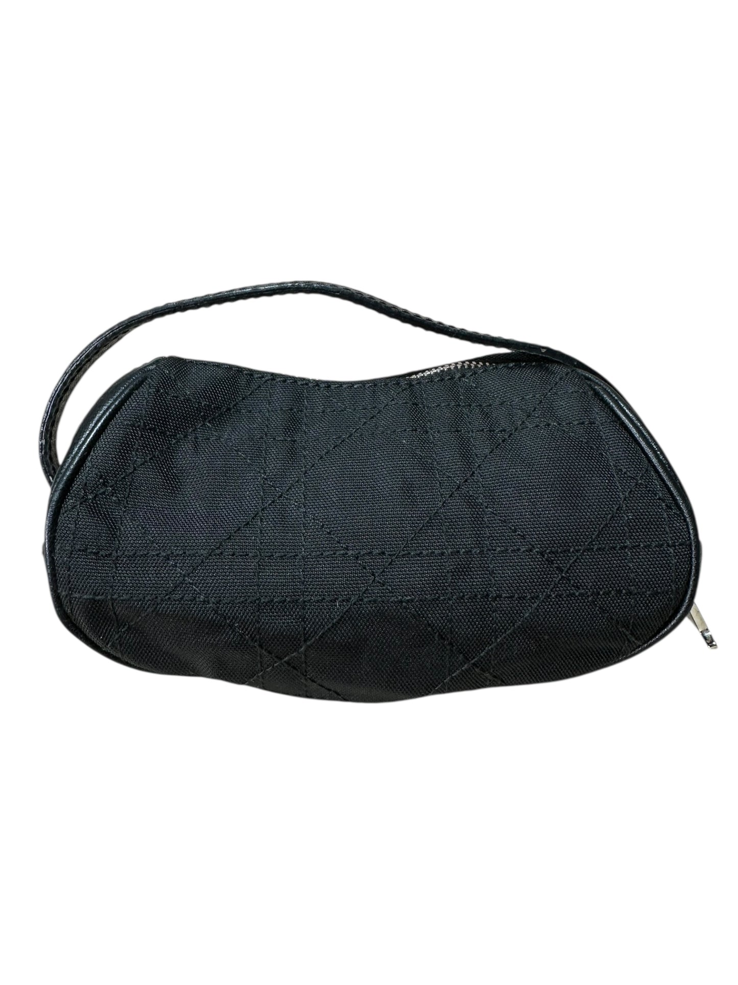 Dior mini borsa vintage in tela e pelle