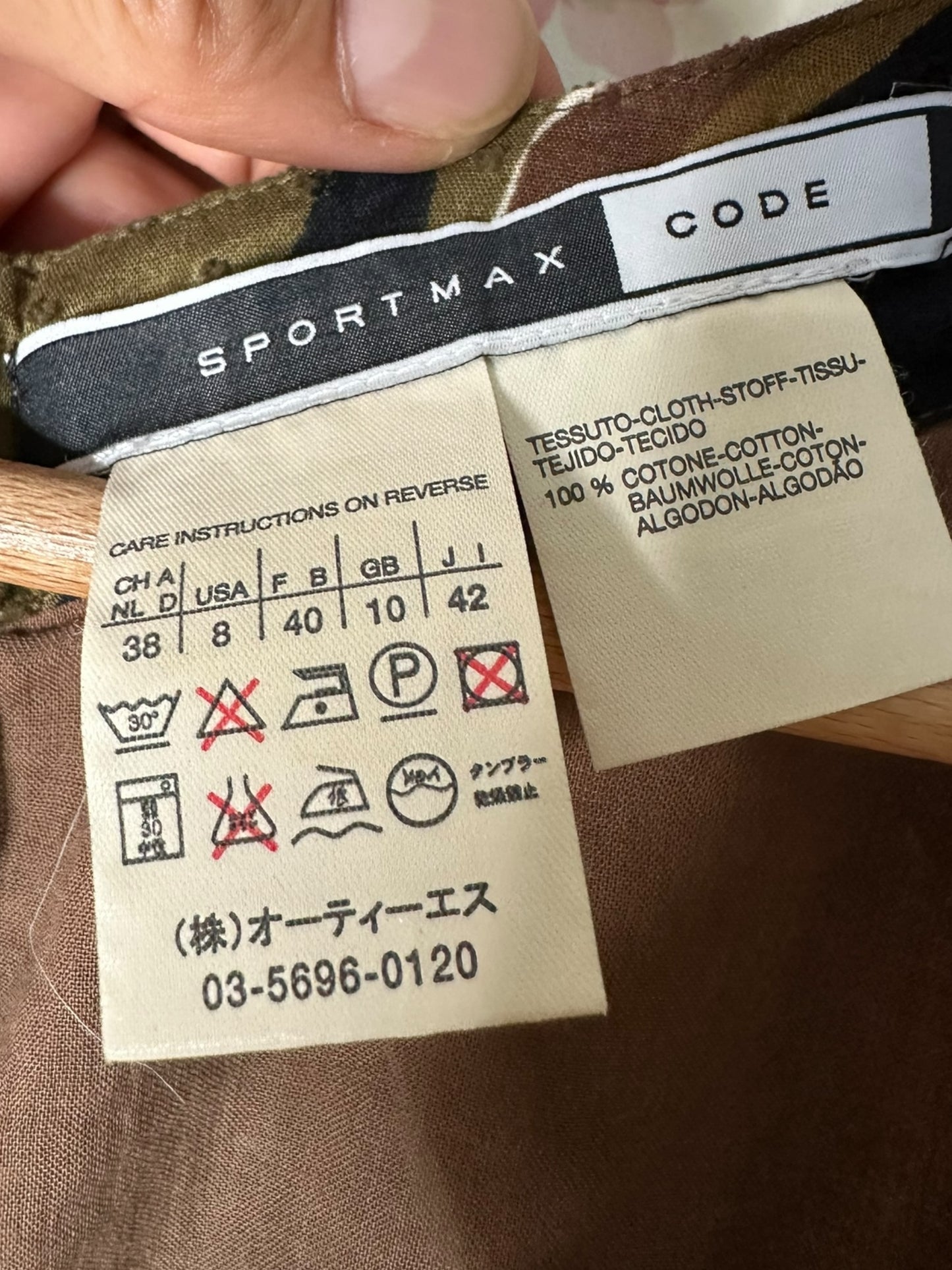 Sportmax abito in cotone (M)