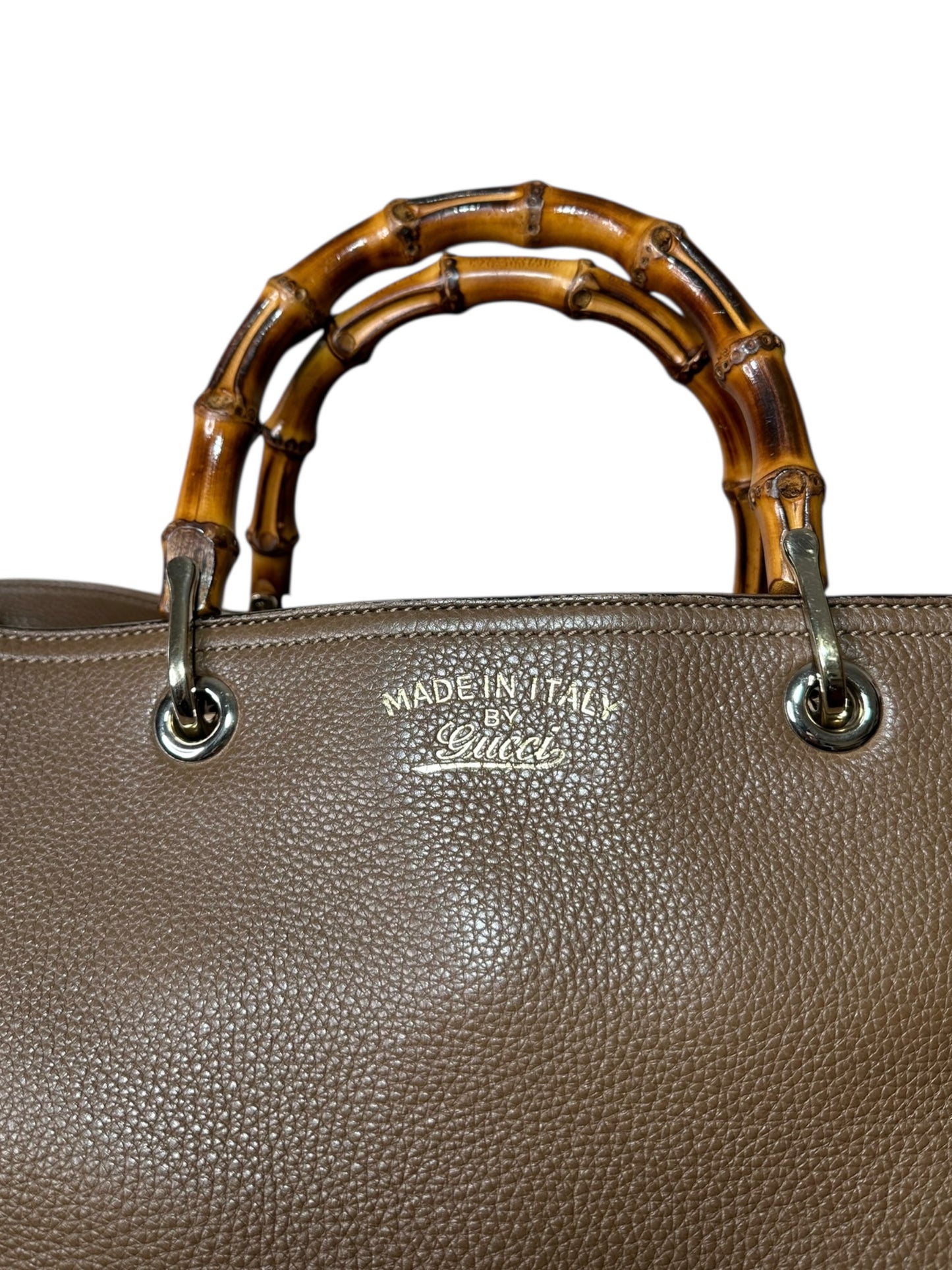 Gucci borsa shopper bamboo
