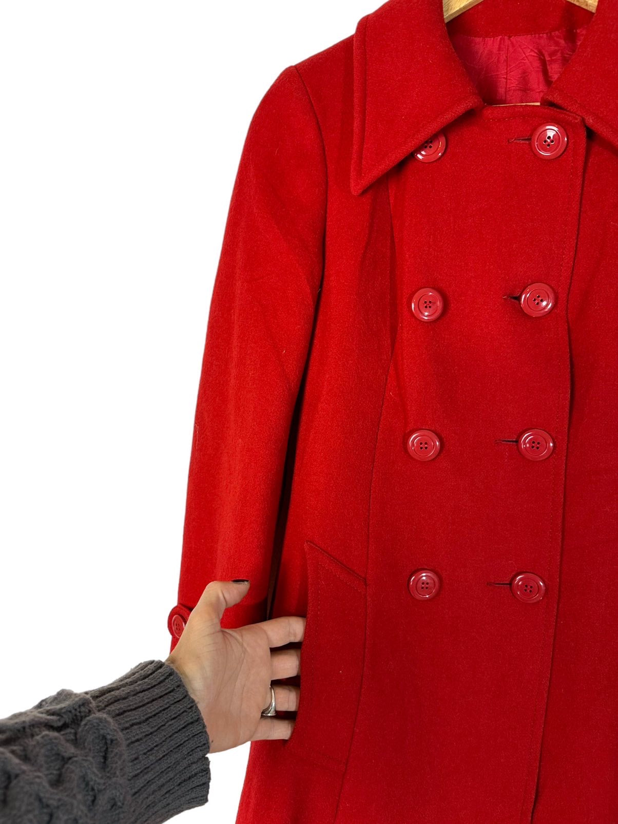 Cappotto vintage in lana (S)