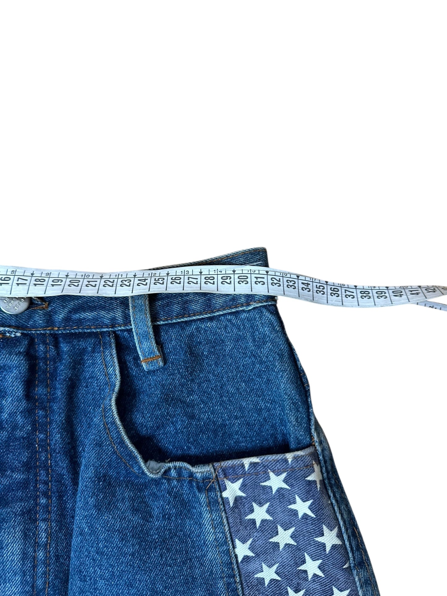 Mini gonna vintage in denim (M)