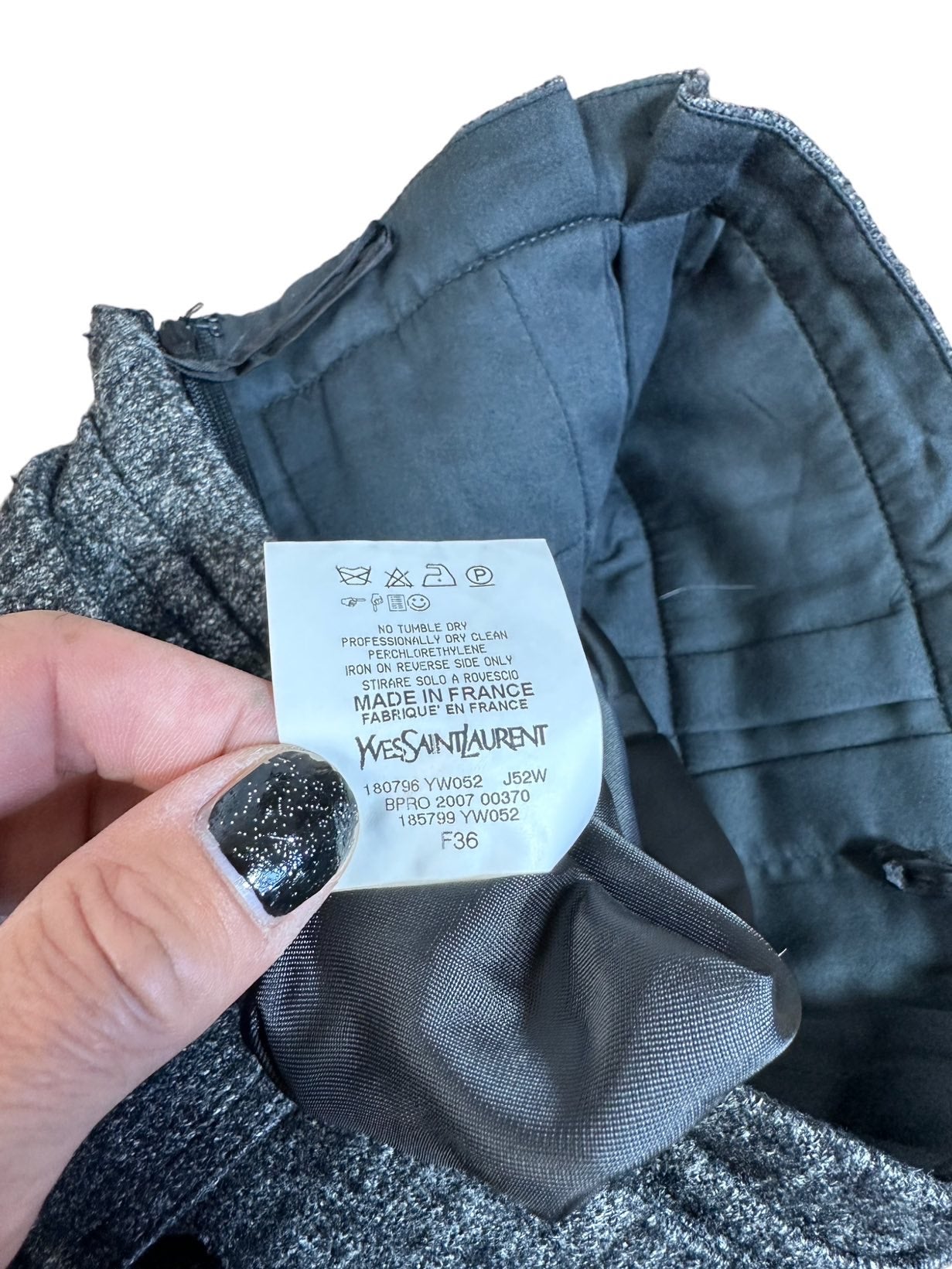 Yves Saint Laurent gonna vintage (S)