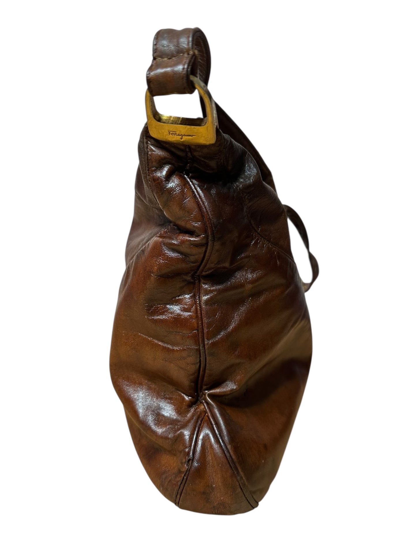 Salvatore Ferragamo borsa vintage in pelle